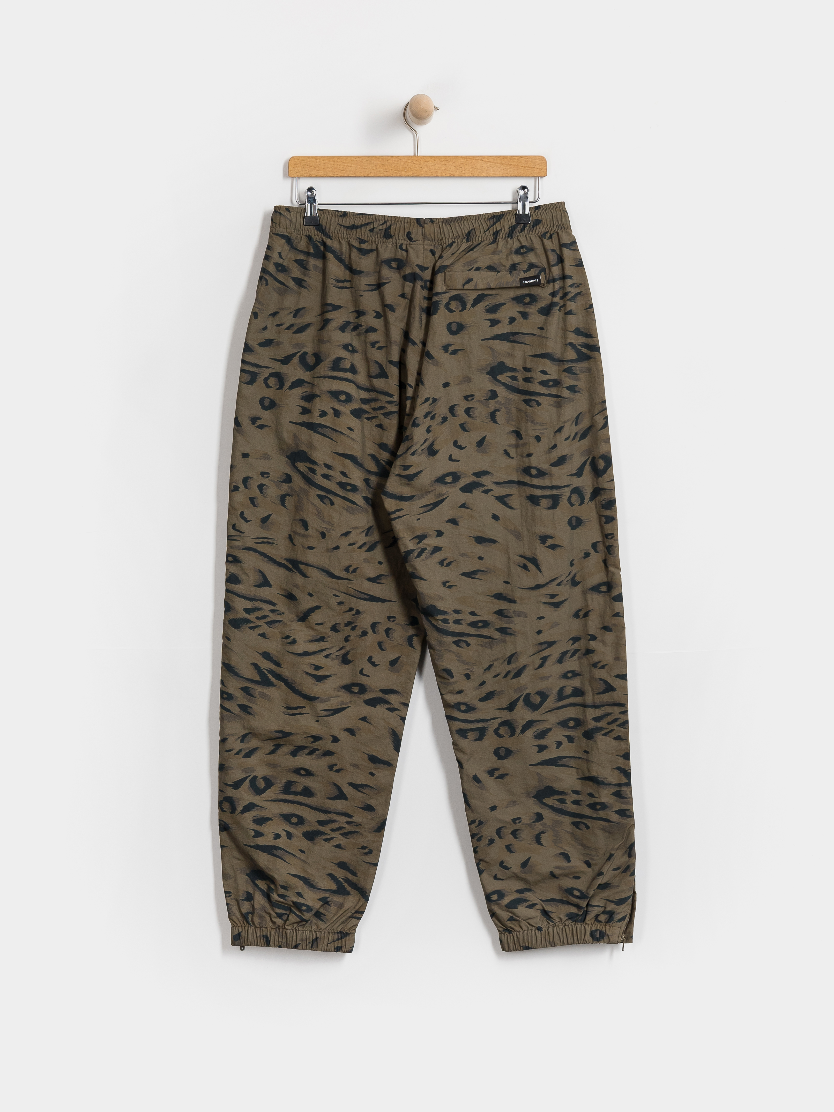 Spodnie Carhartt WIP Travon (duck feather print cypress/black)