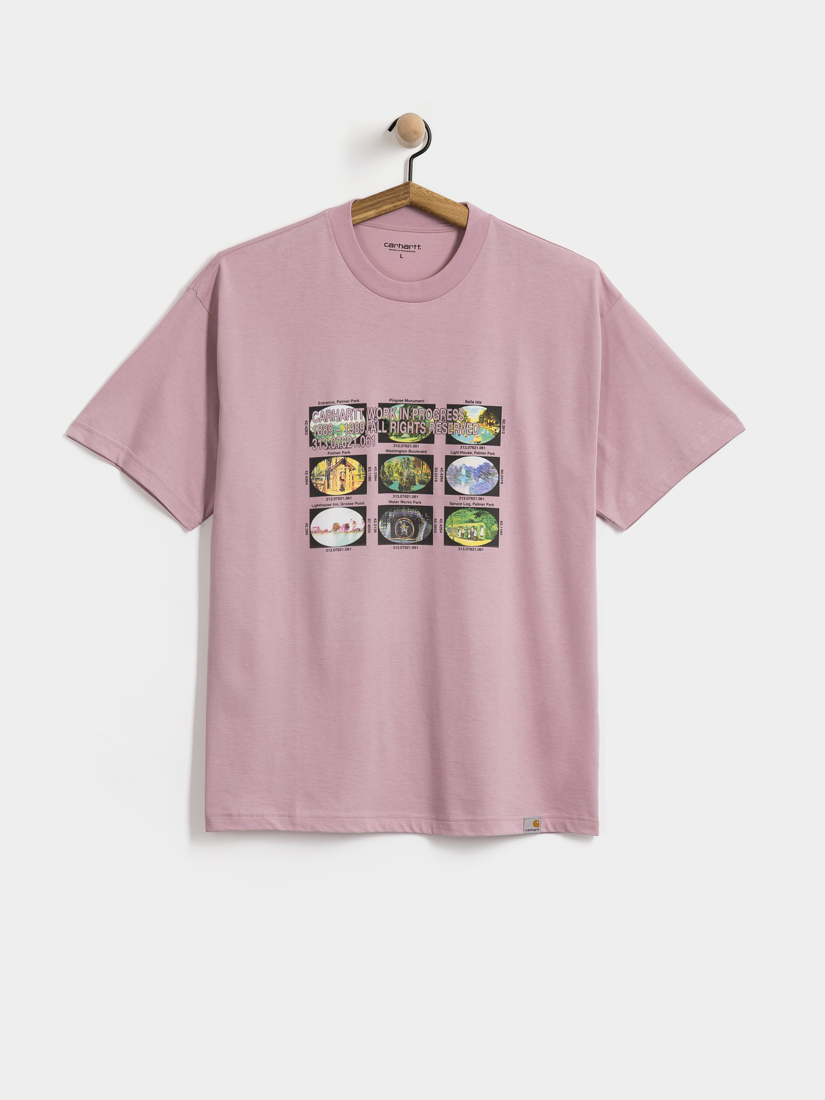 T-shirt Carhartt WIP Coordinates (hortensia)
