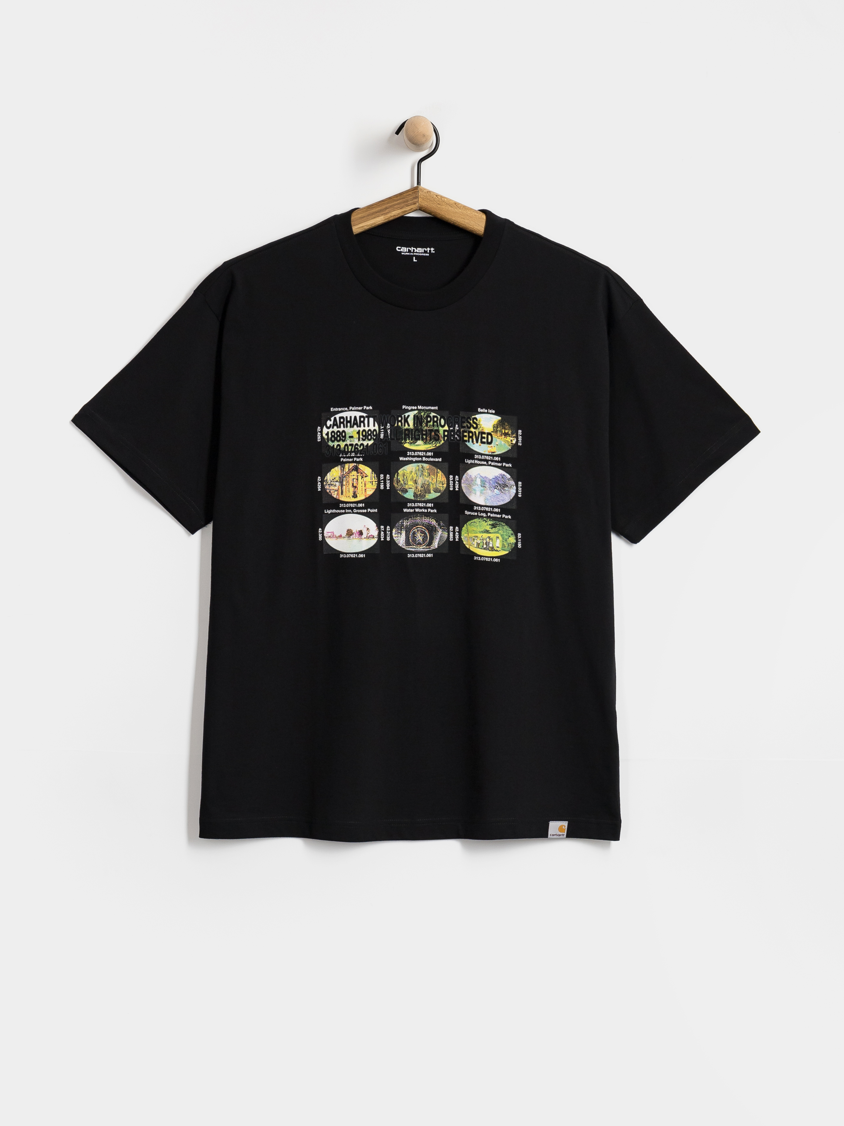 T-shirt Carhartt WIP Coordinates (black)