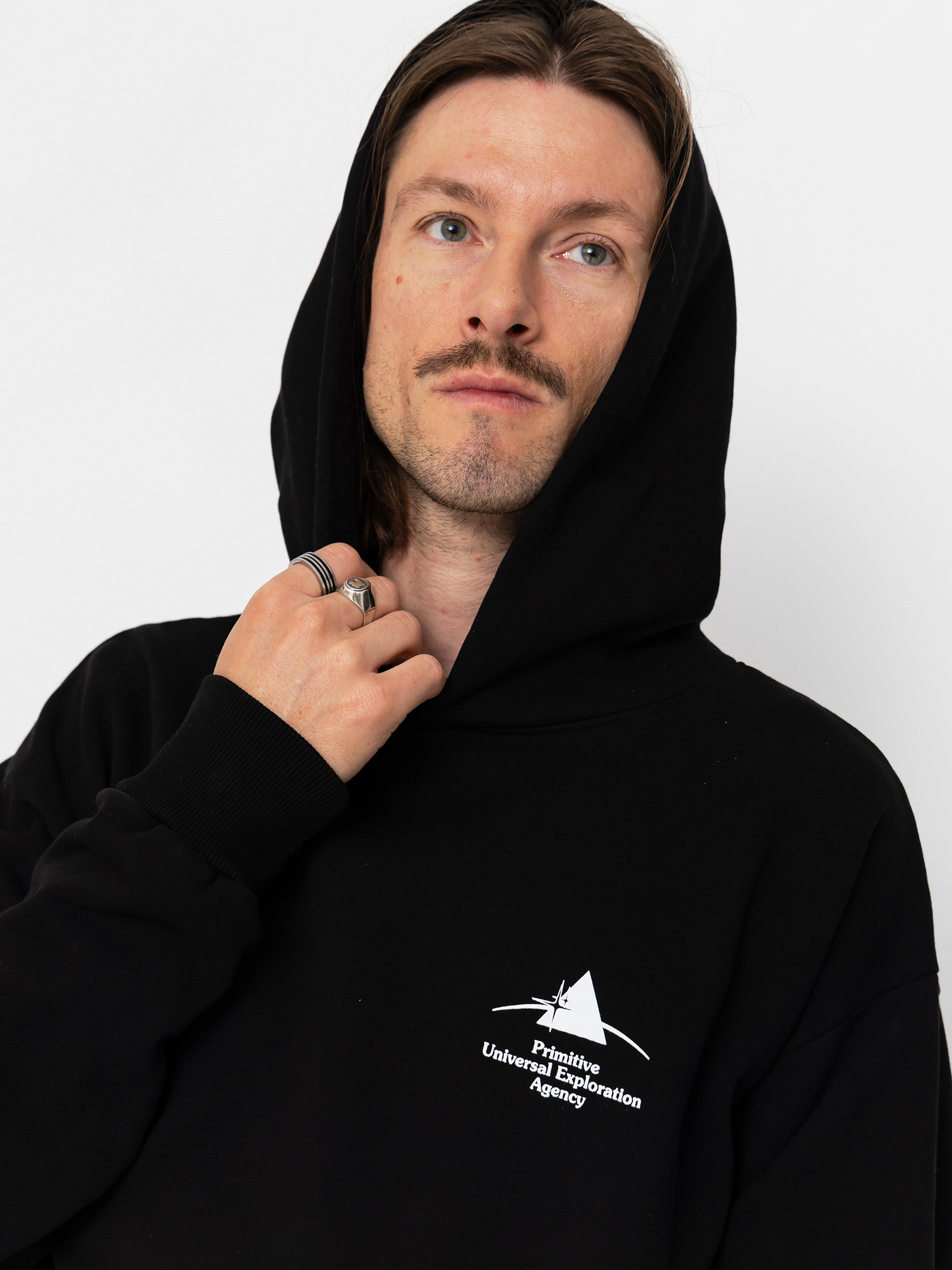 Bluza z kapturem Primitive Agency HD (black)