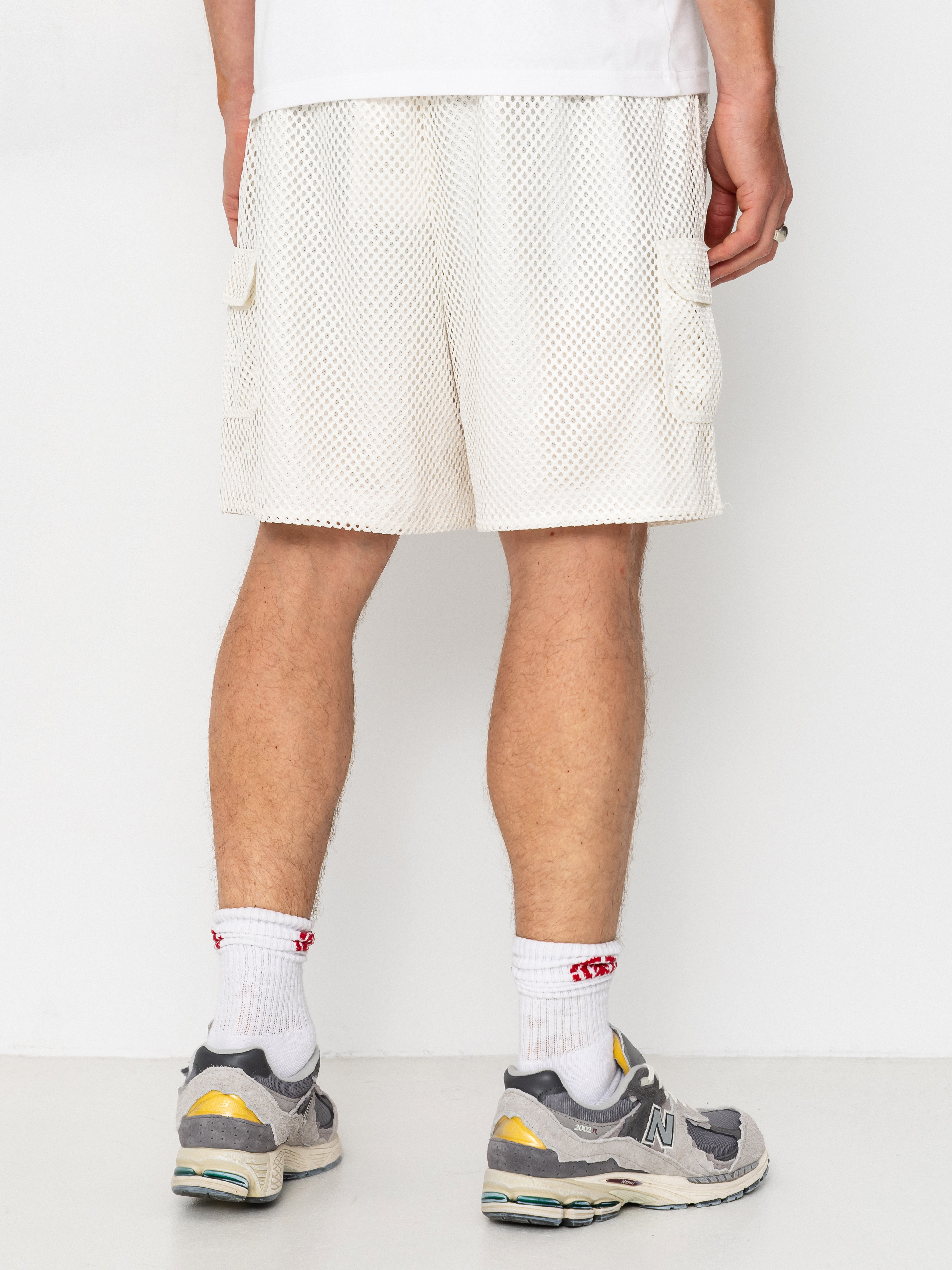 Szorty The North Face Tnf Red Box Mesh Utility (white dune)