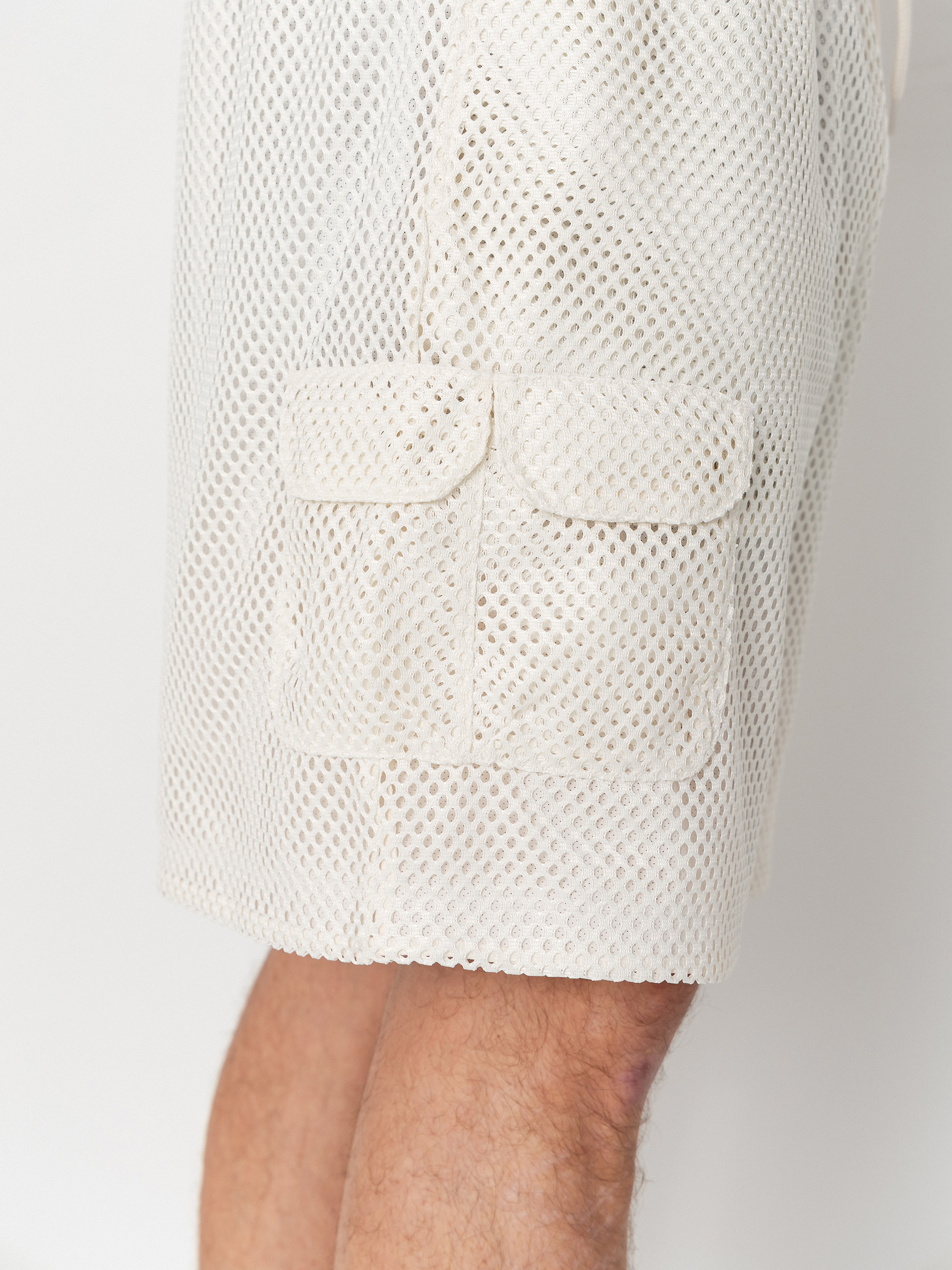 Szorty The North Face Tnf Red Box Mesh Utility (white dune)