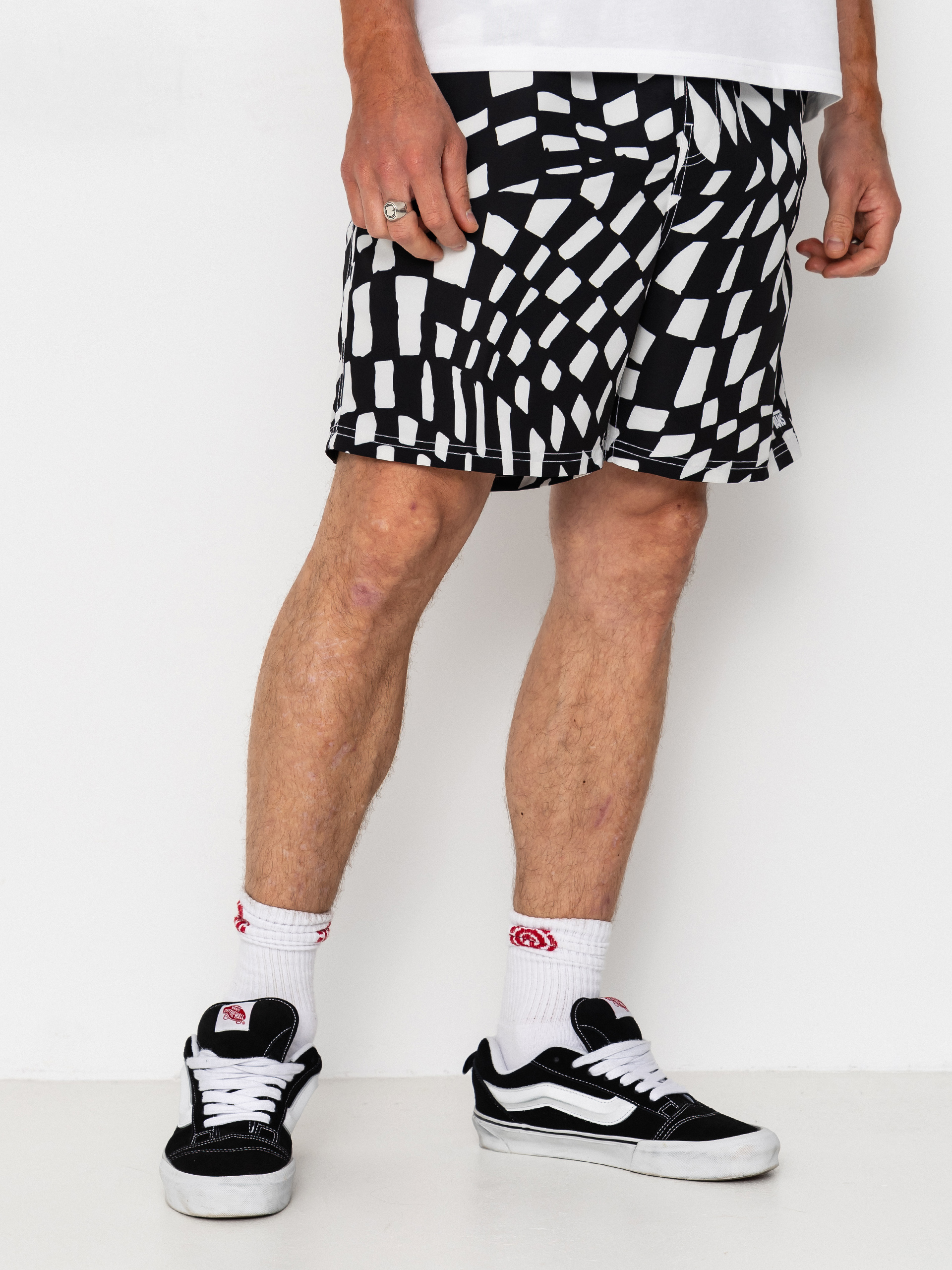 Boardshorty Vans Primary II Elastic Printed (black/white)