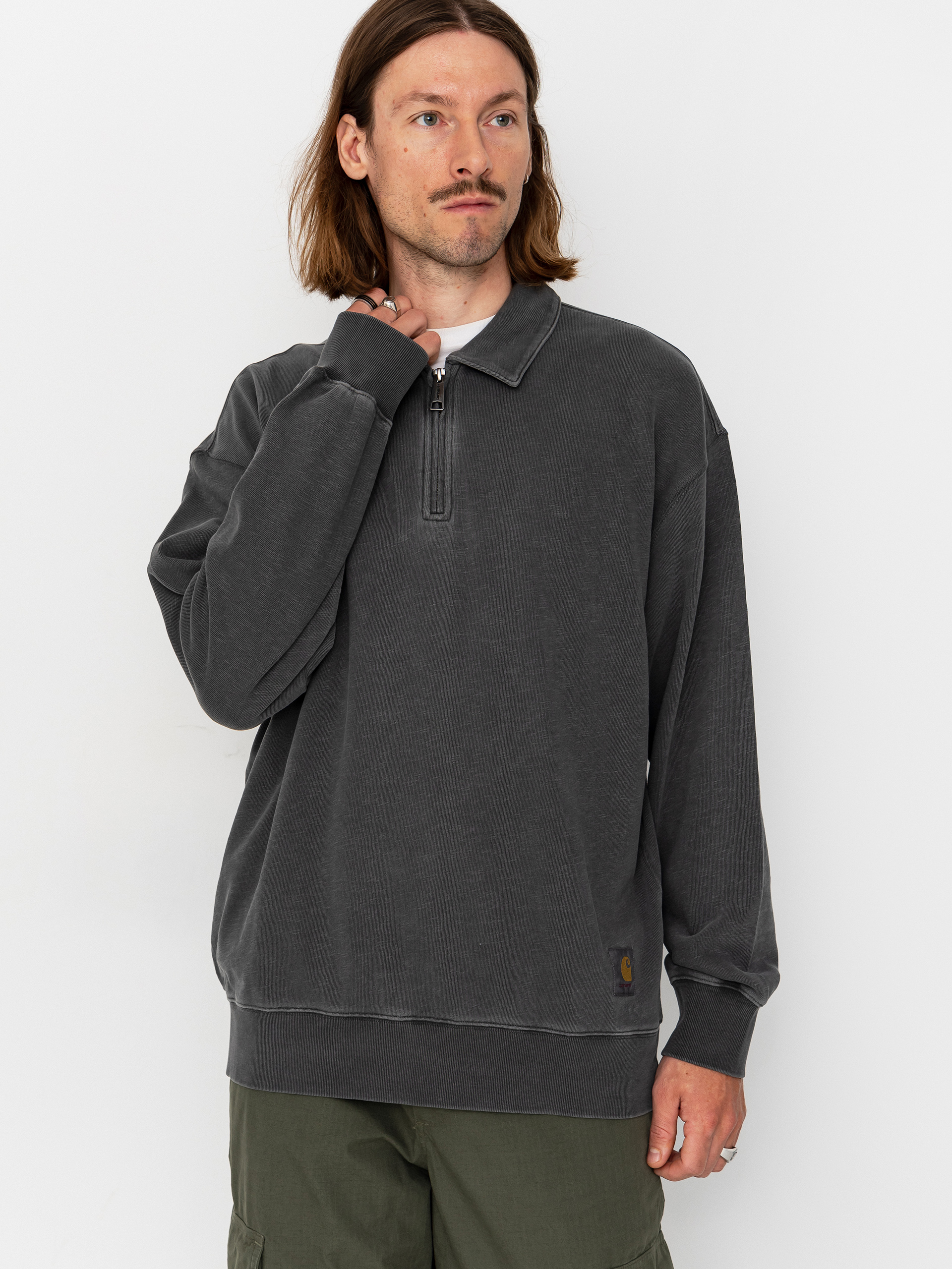 Bluza Carhartt WIP Harper Polo (black)