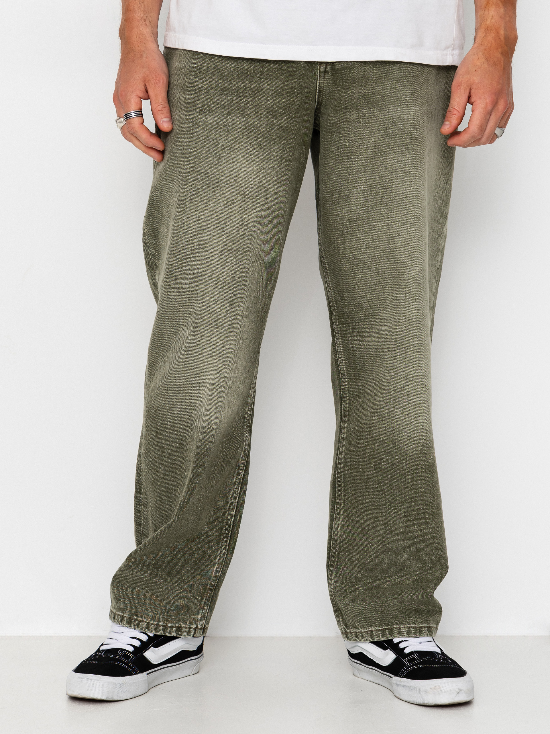 Spodnie Homeboy X Tra Baggy Dye Denim (washed green)