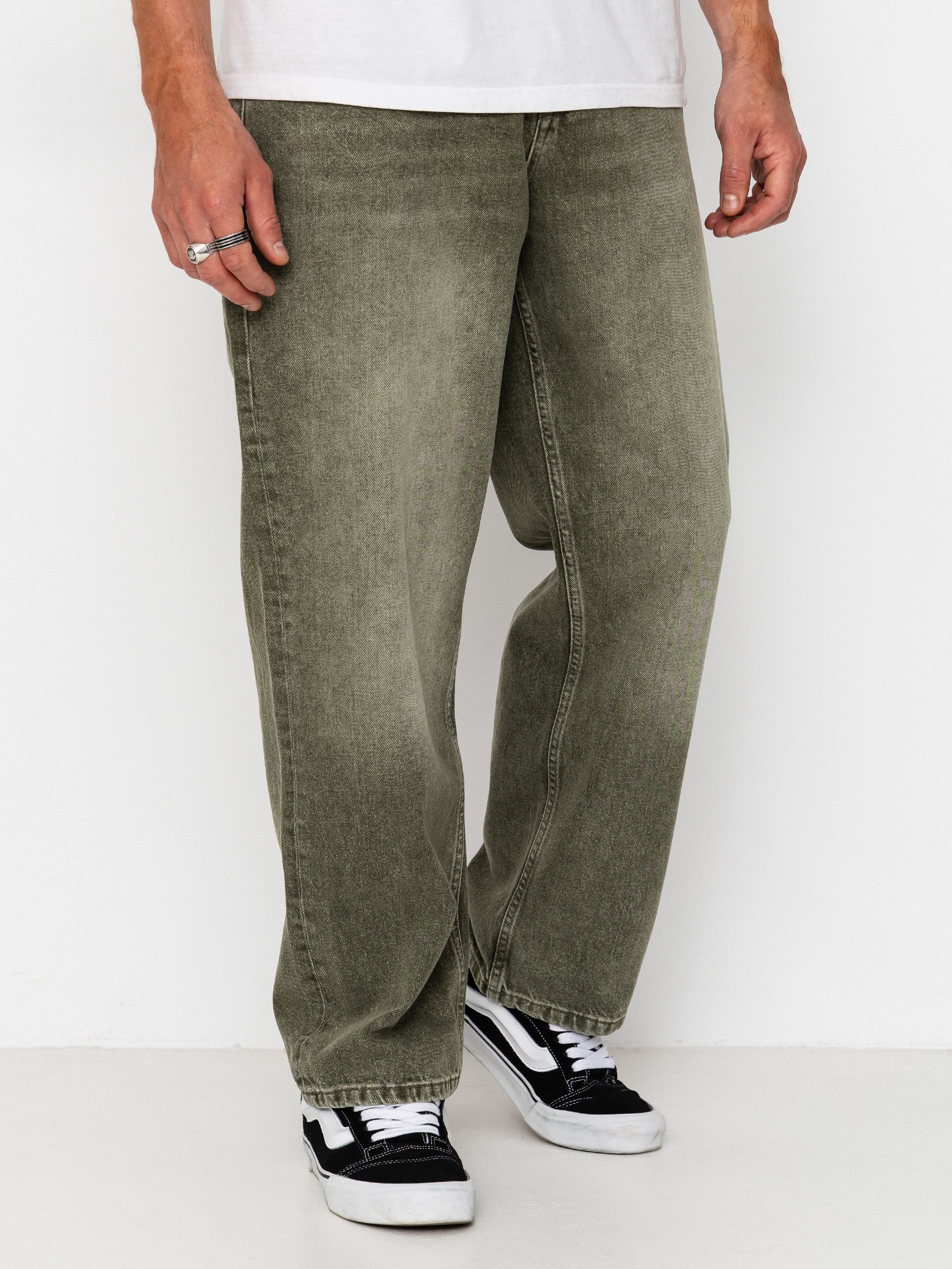 Spodnie Homeboy X Tra Baggy Dye Denim (washed green)