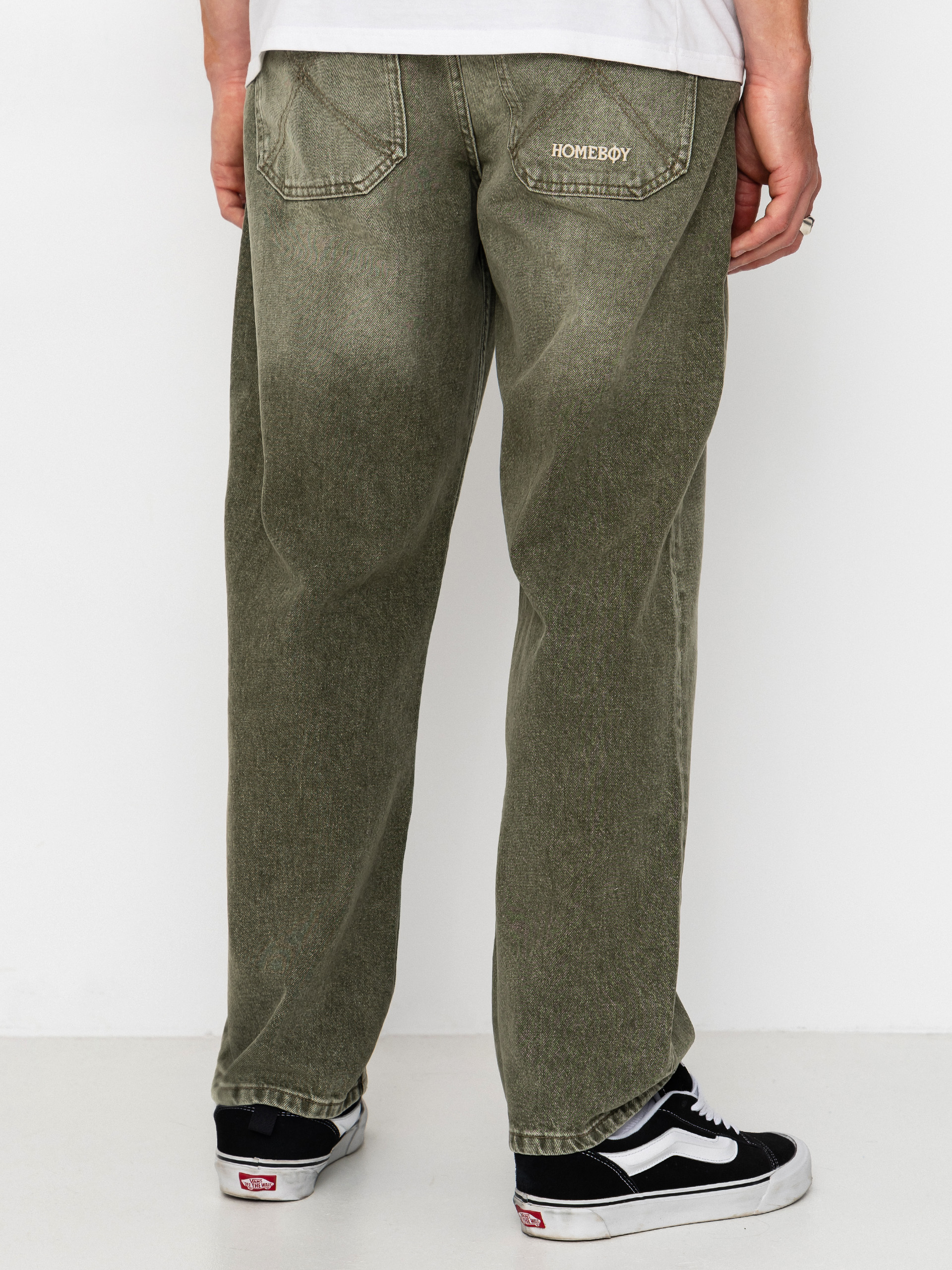 Spodnie Homeboy X Tra Baggy Dye Denim (washed green)