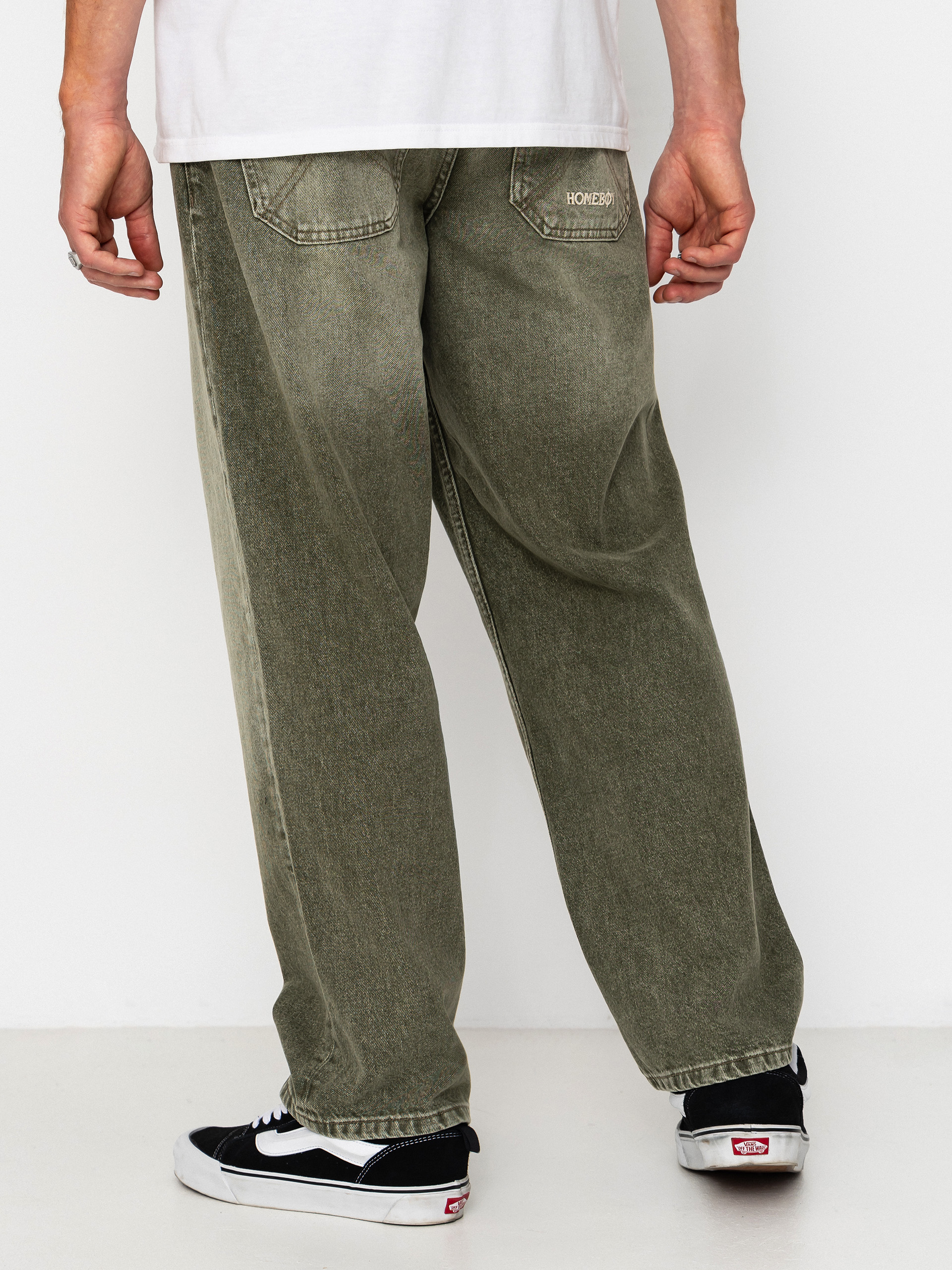 Spodnie Homeboy X Tra Baggy Dye Denim (washed green)