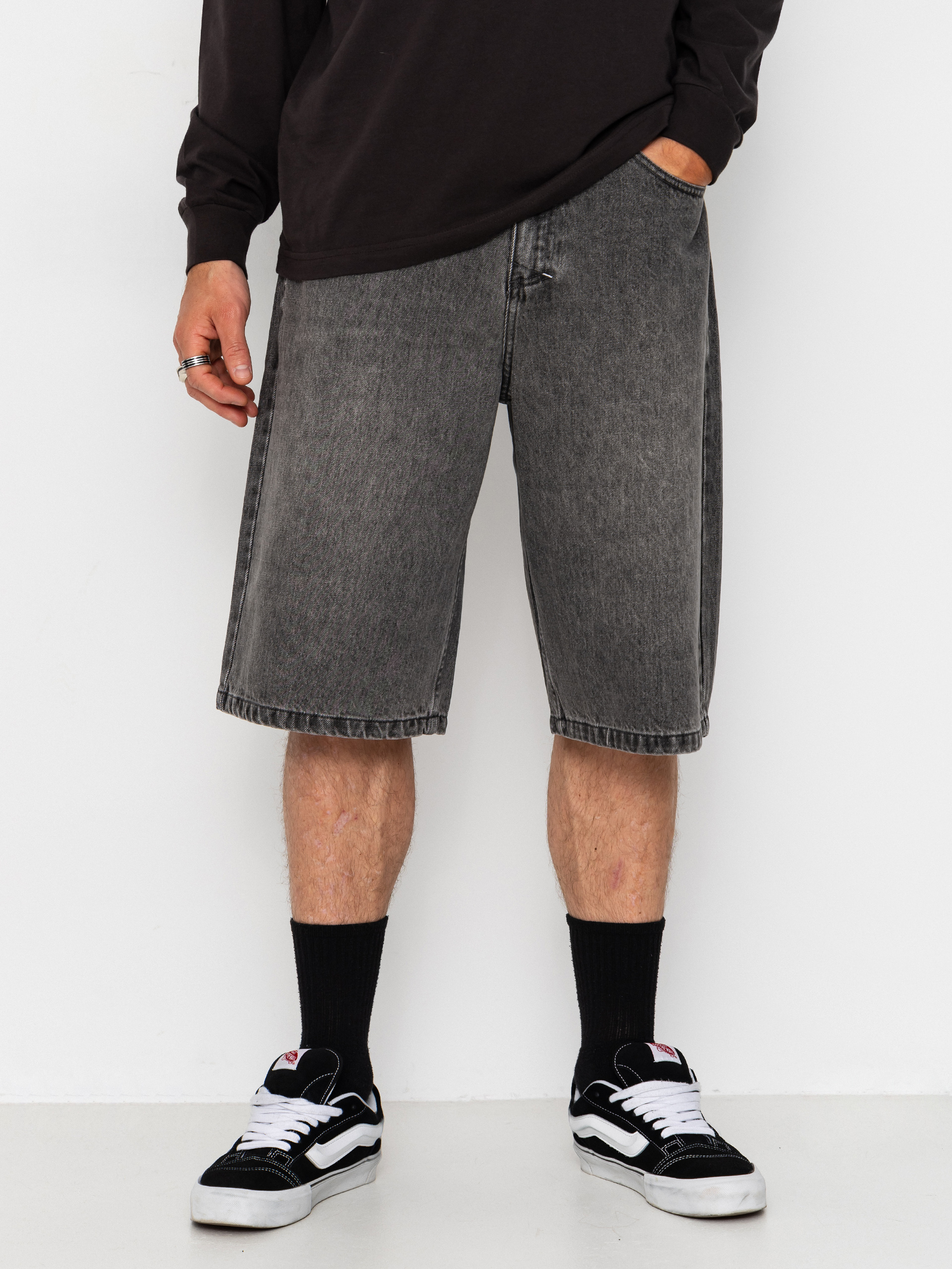 Szorty MassDnm Jeans Slang (grey)