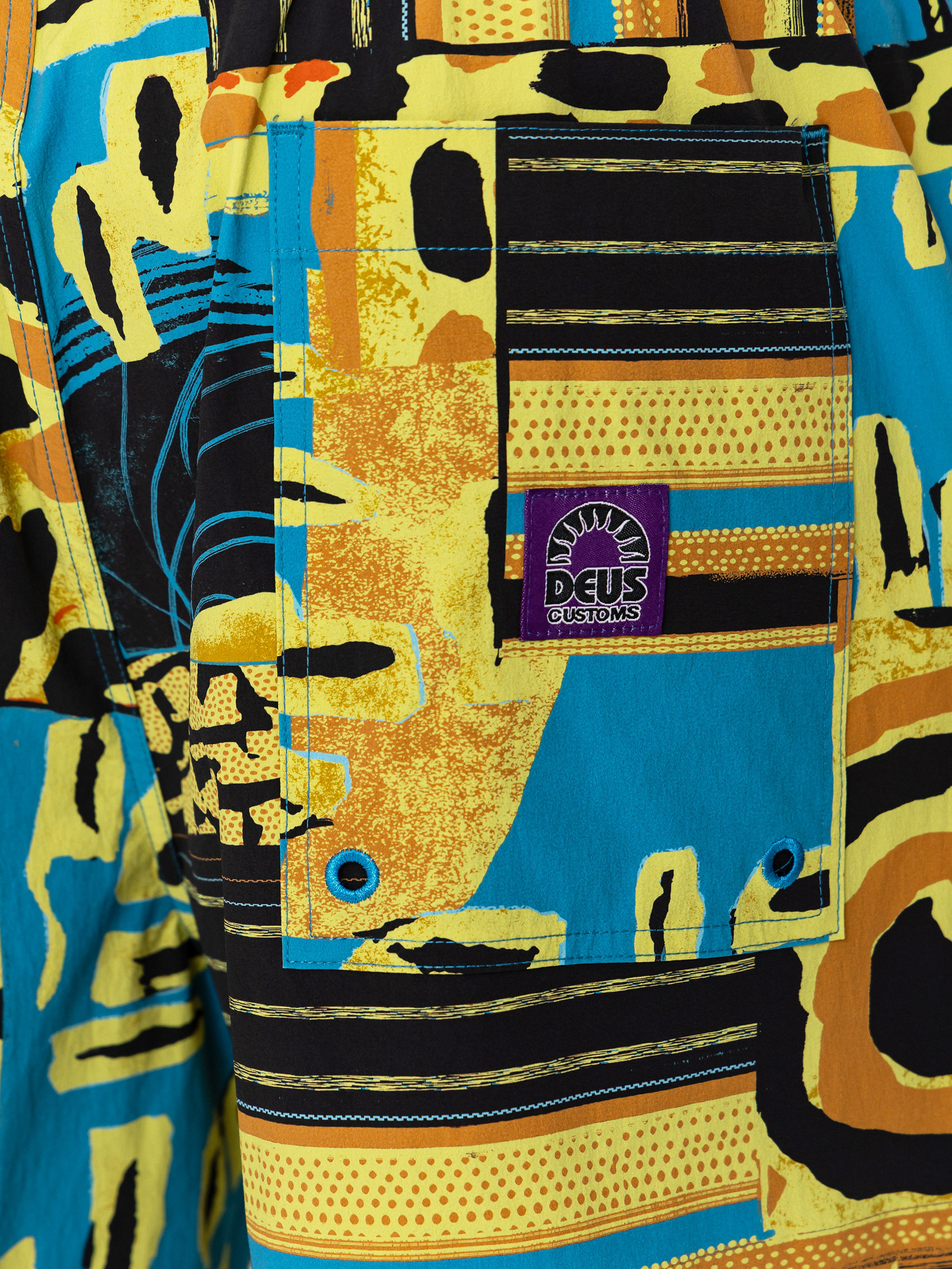 Szorty Deus Ex Machina Freamon Swim (yellow)