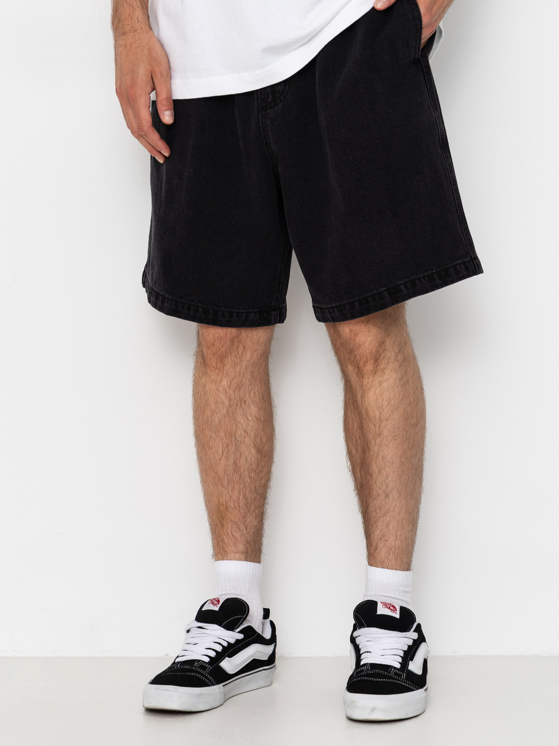 Szorty OBEY Easy Denim (washed black)