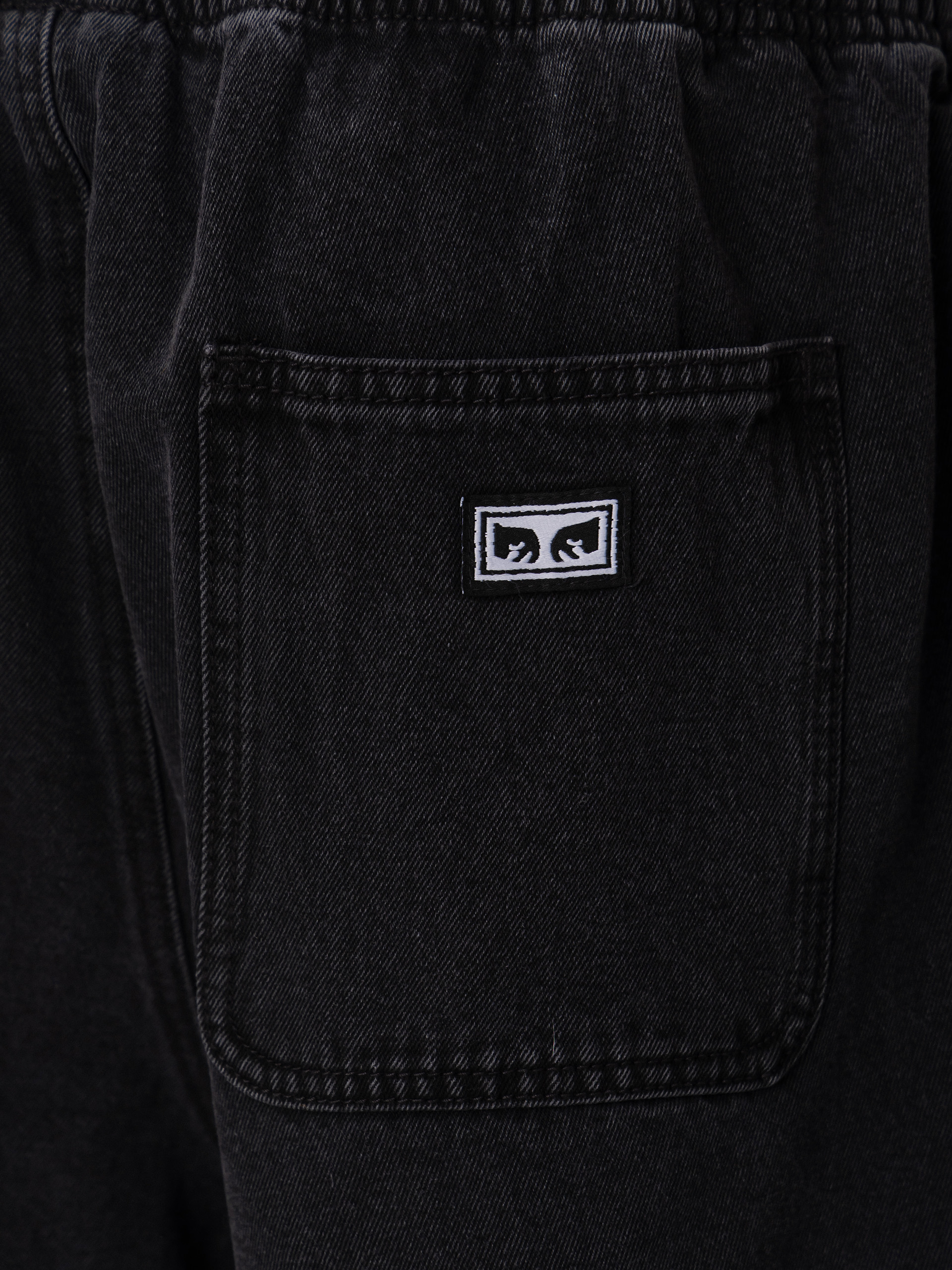 Szorty OBEY Easy Denim (washed black)