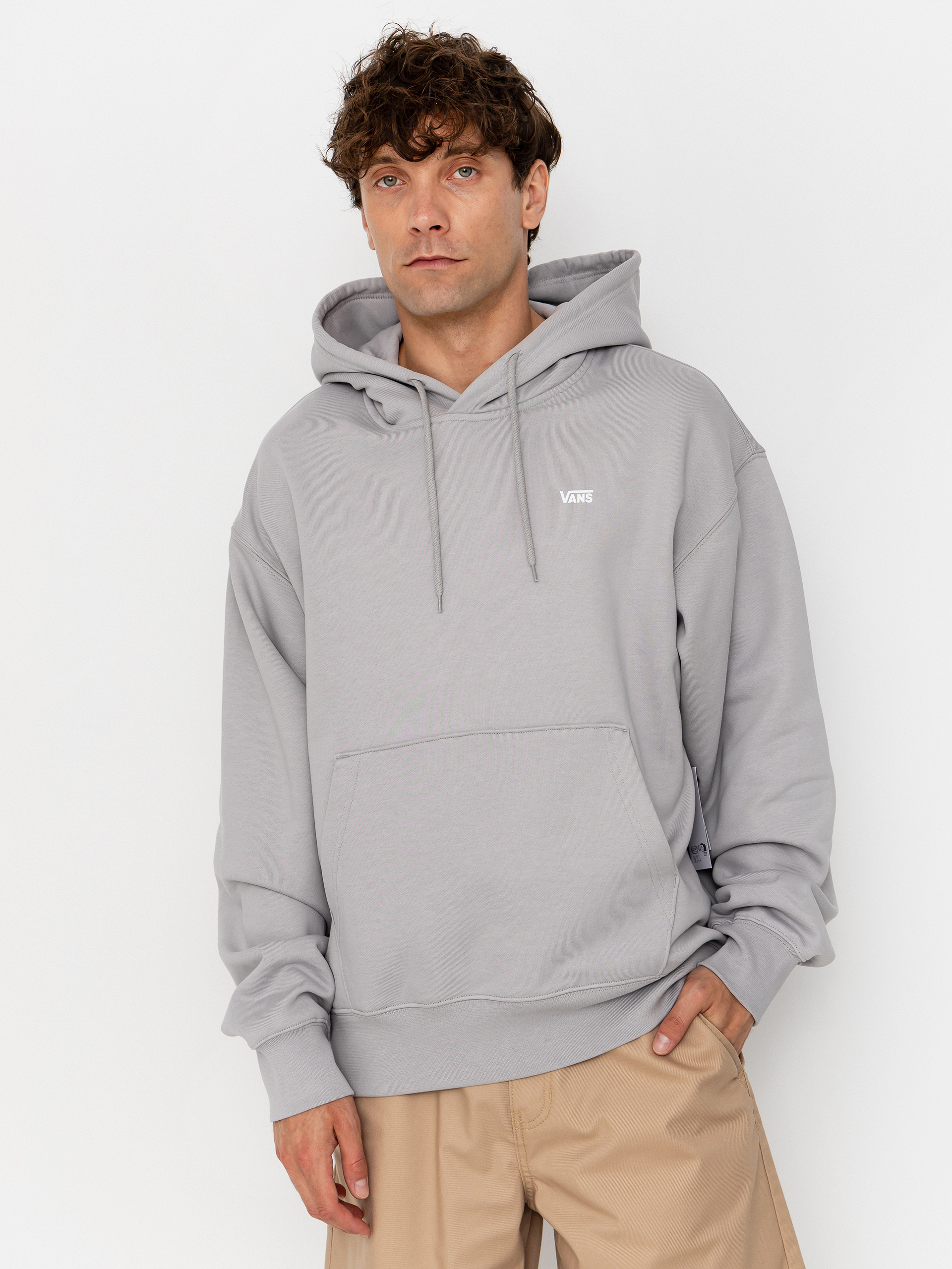 Bluza z kapturem Vans Left Chest HD (light grey)