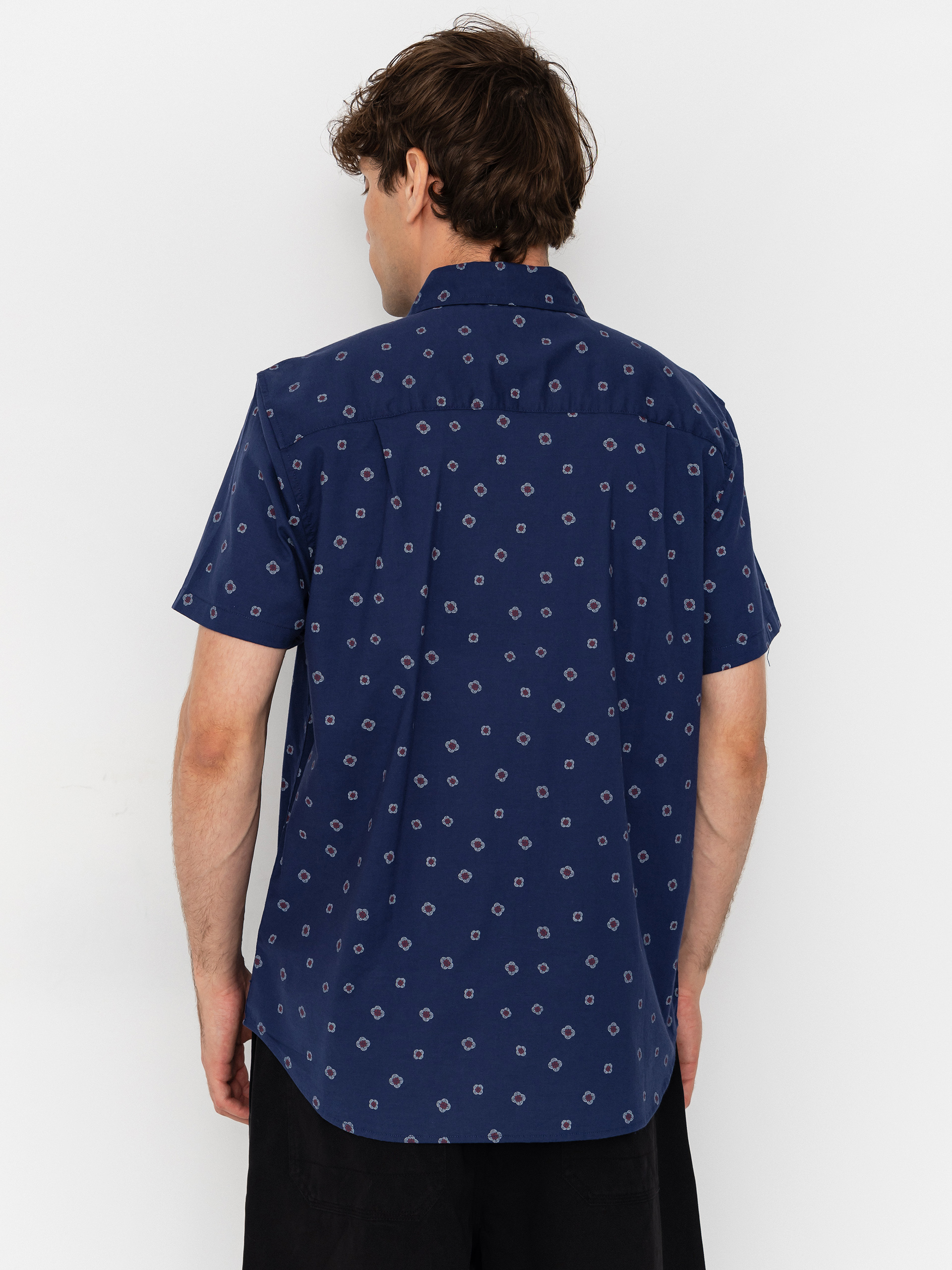 Koszula Brixton Charter Print (midnight blue geo)