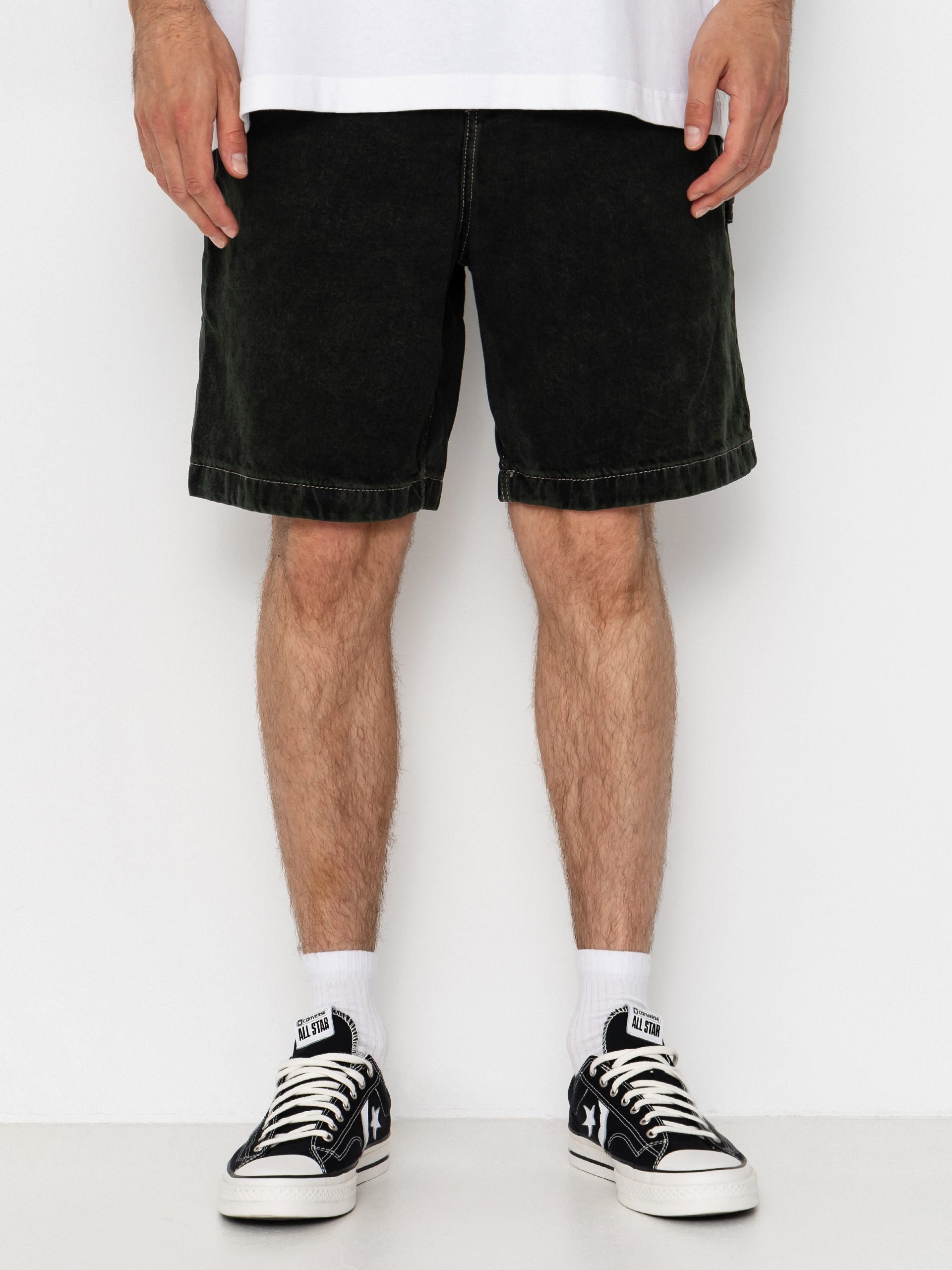 Szorty Element Big Carpenter Denim Wk (black green tint)