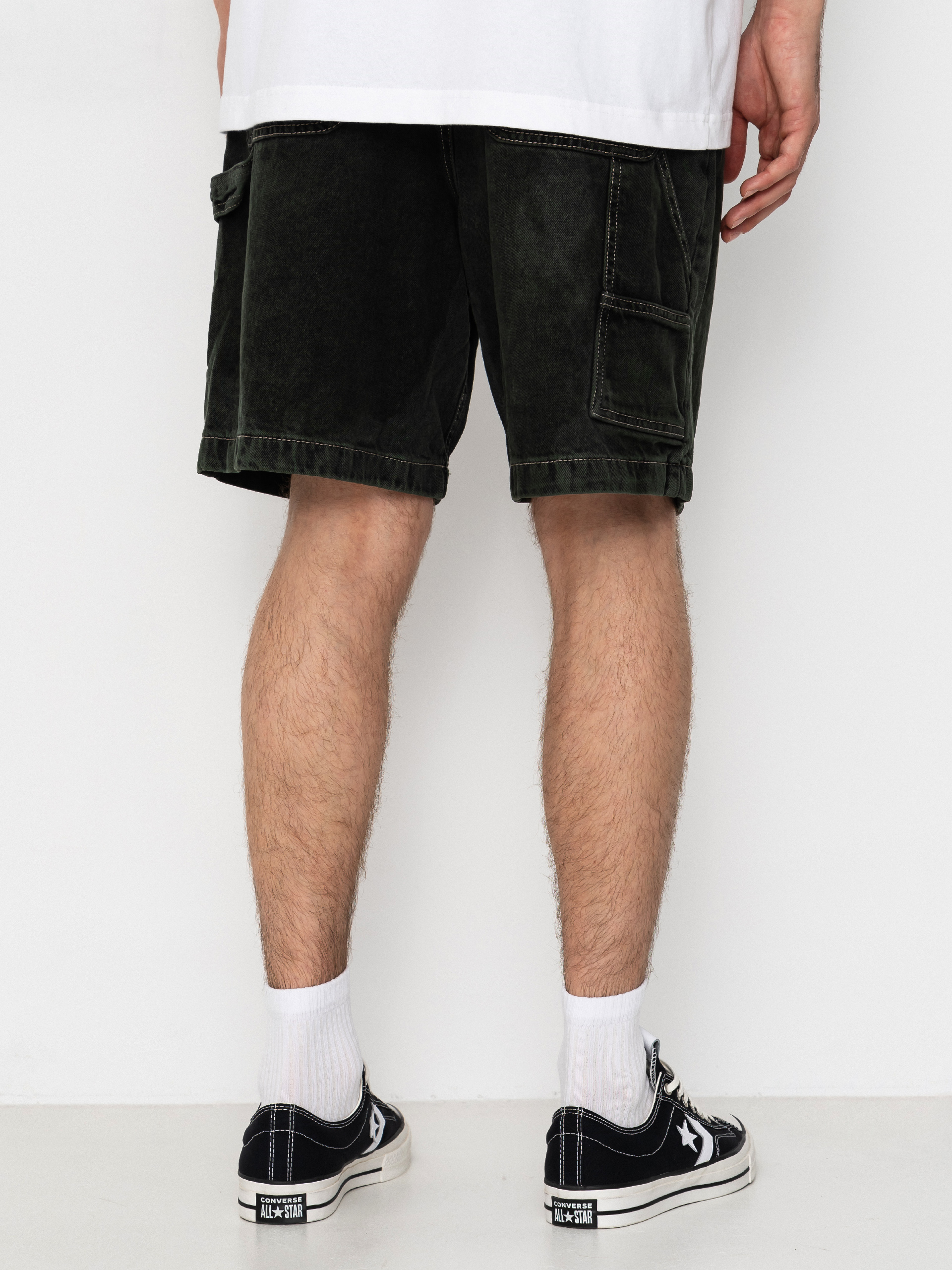 Szorty Element Big Carpenter Denim Wk (black green tint)