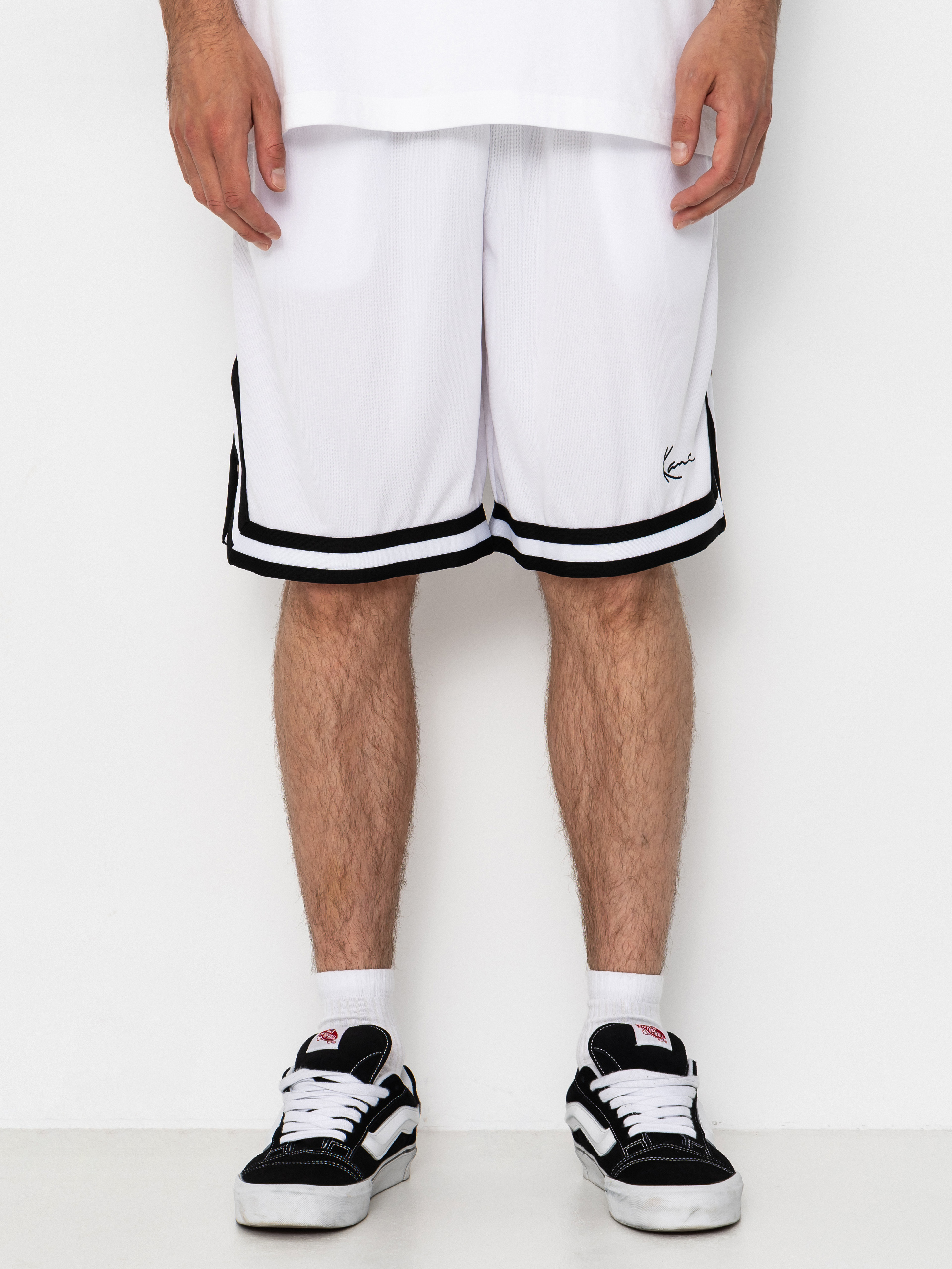 Szorty Karl Kani Signature Mesh (white/black)