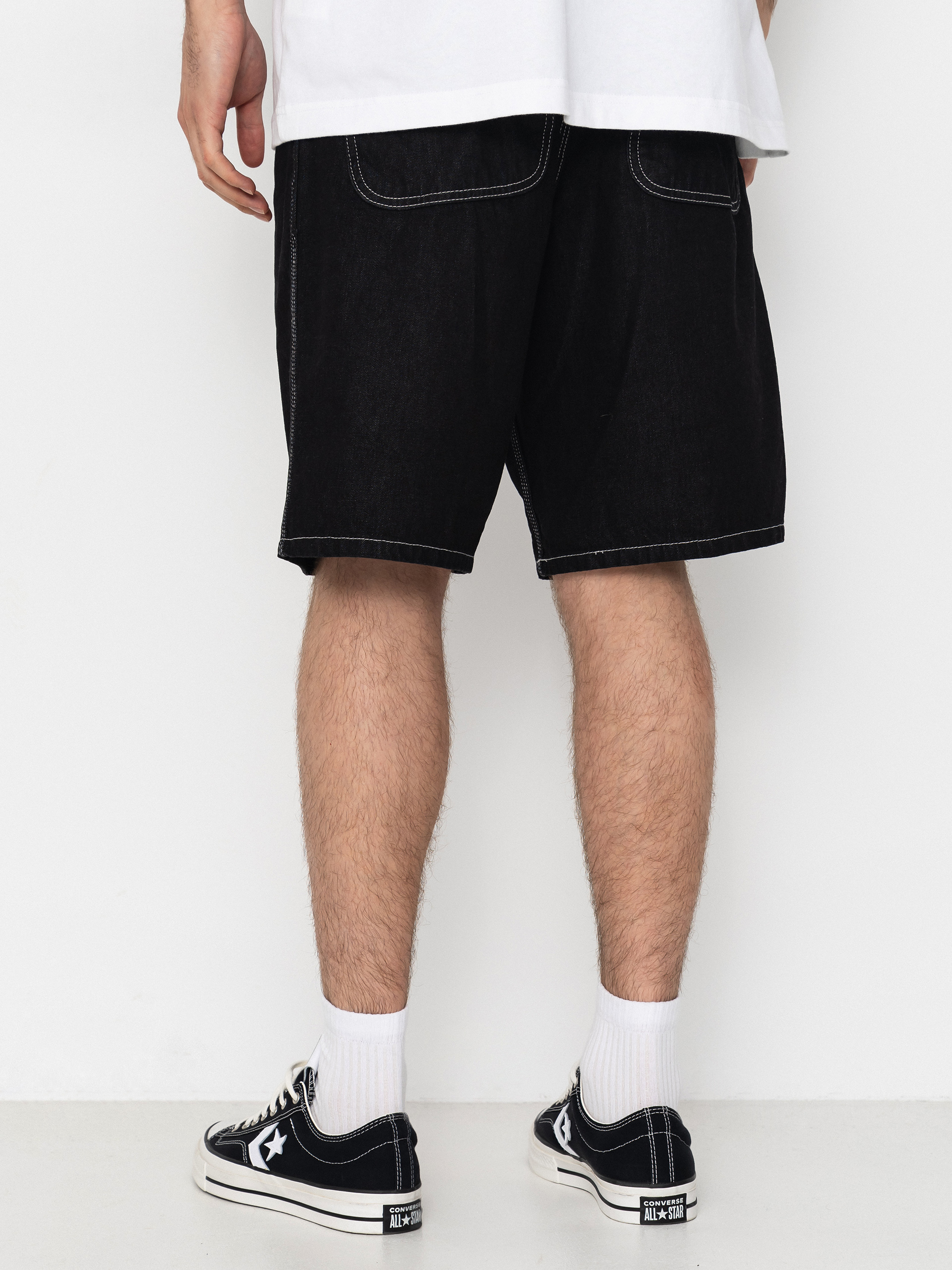 Szorty Carhartt WIP Simple (black one wash)