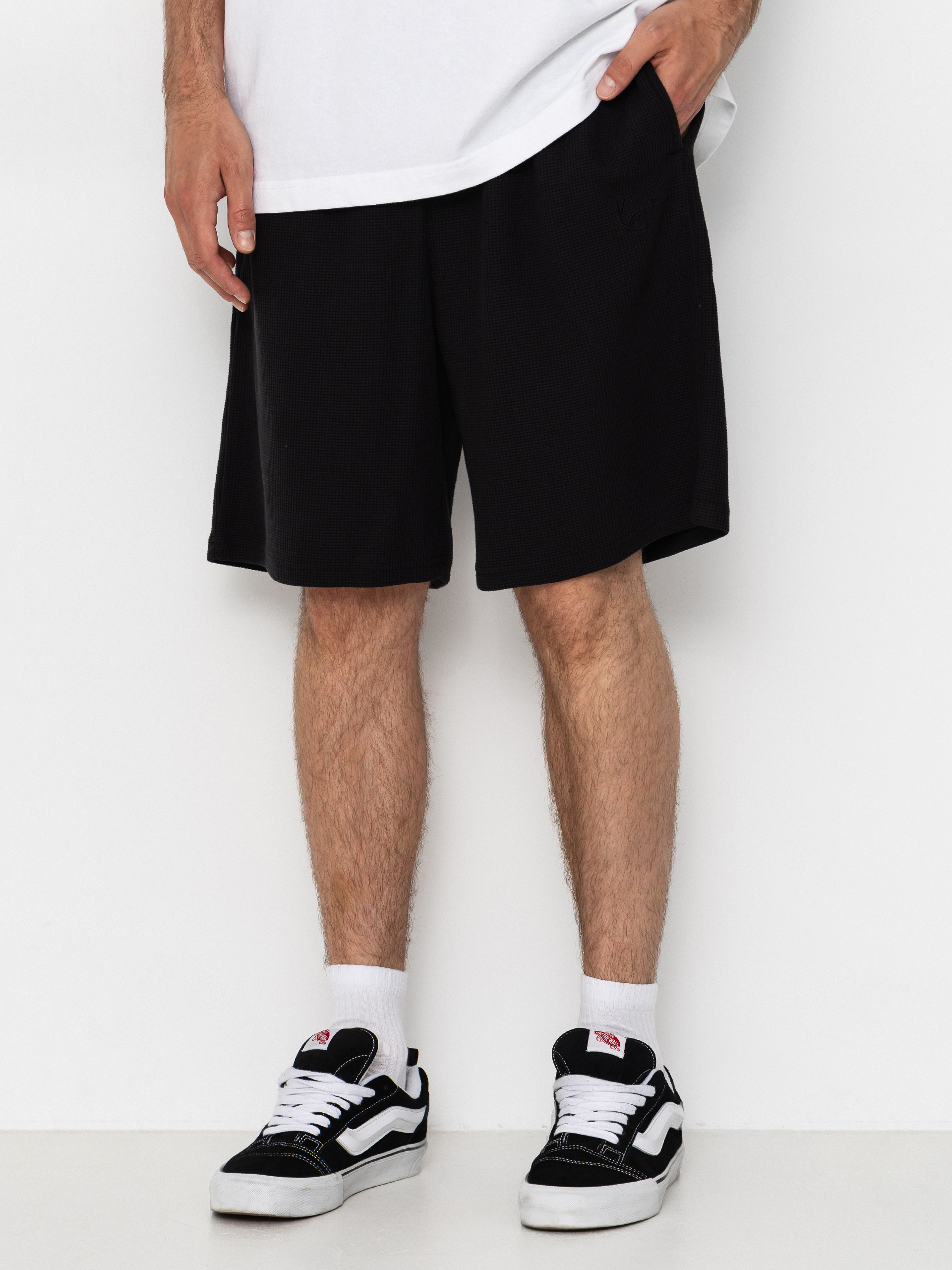 Szorty Karl Kani Signature Waffle (black)