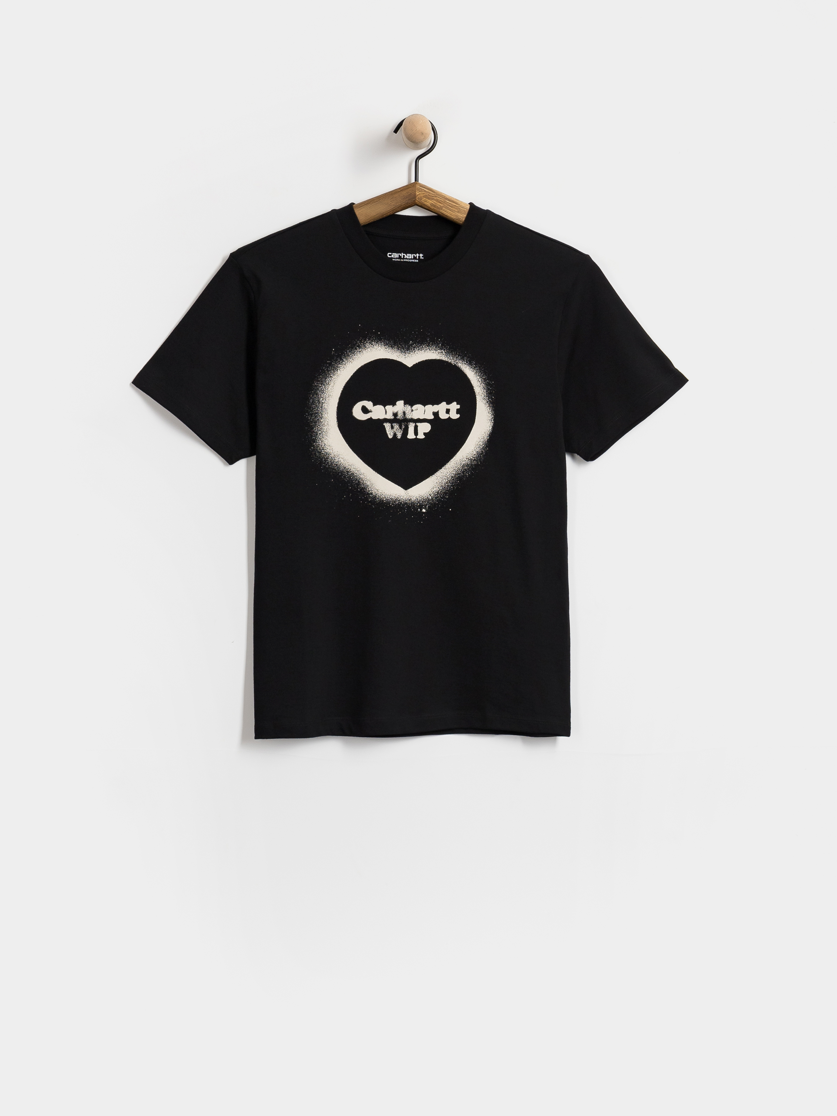 T-shirt Carhartt WIP Spray Heart Wmn (black)