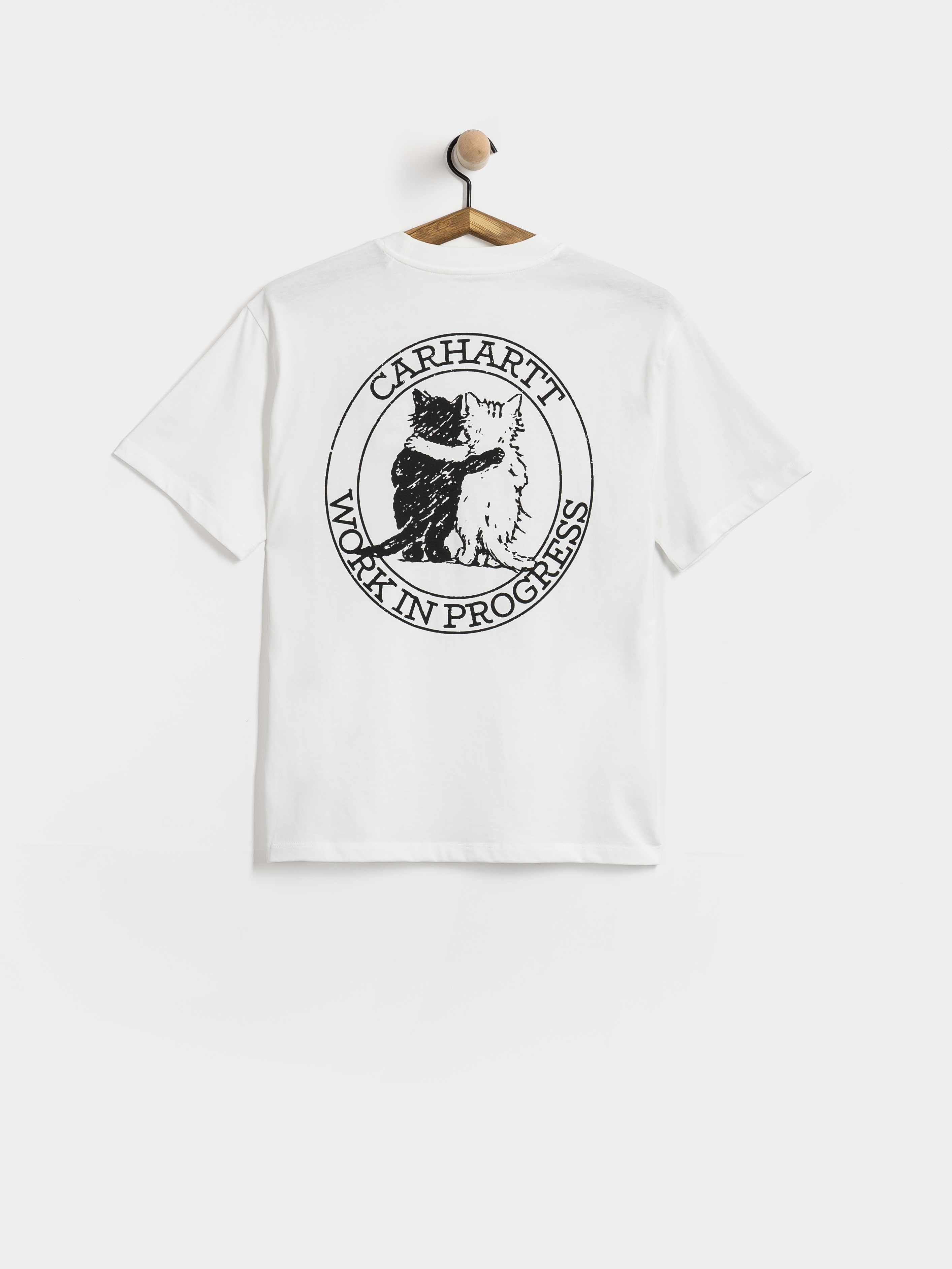 T-shirt Carhartt WIP Hugging Cats Wmn (white)