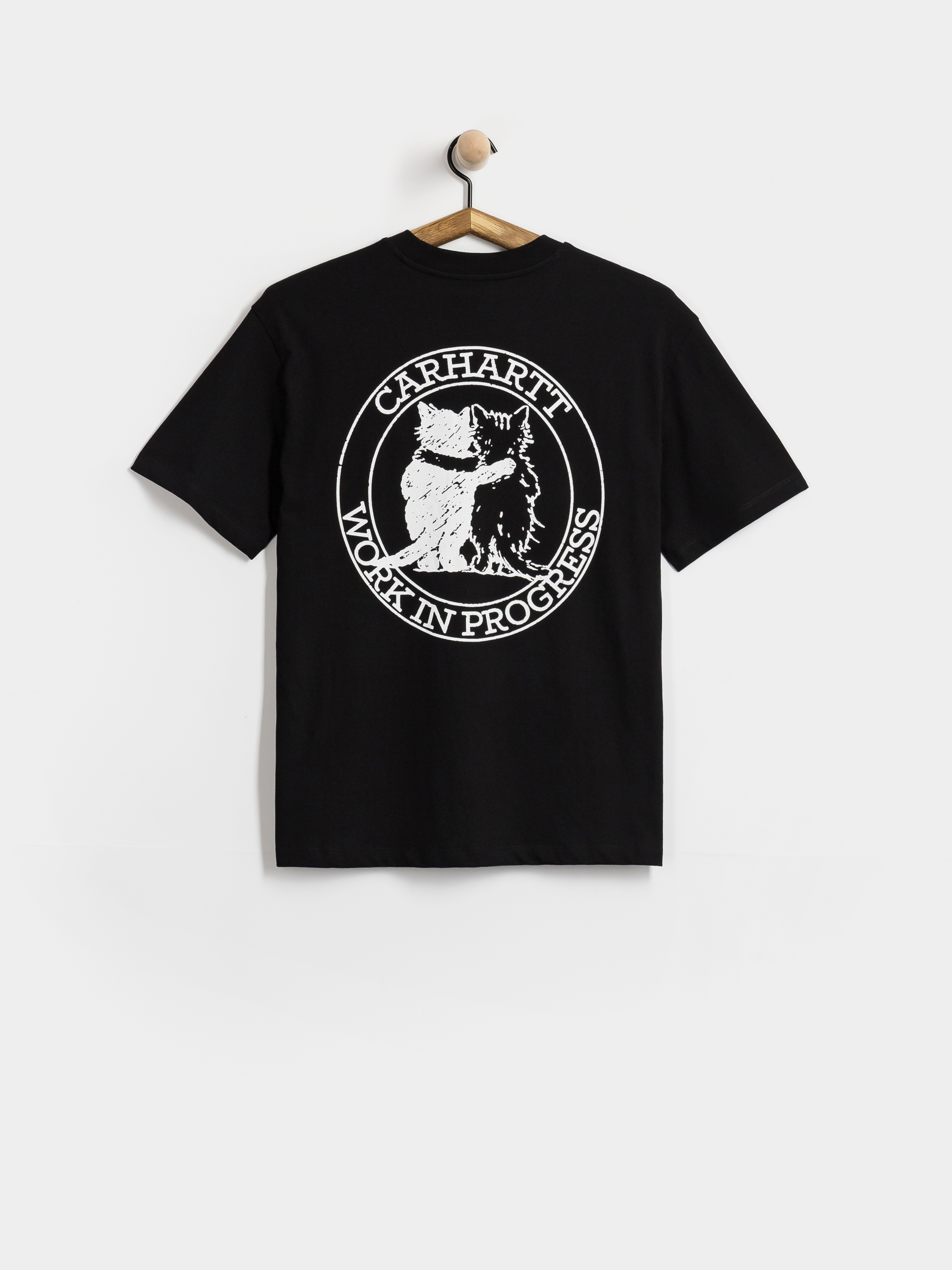 T-shirt Carhartt WIP Hugging Cats Wmn (black)