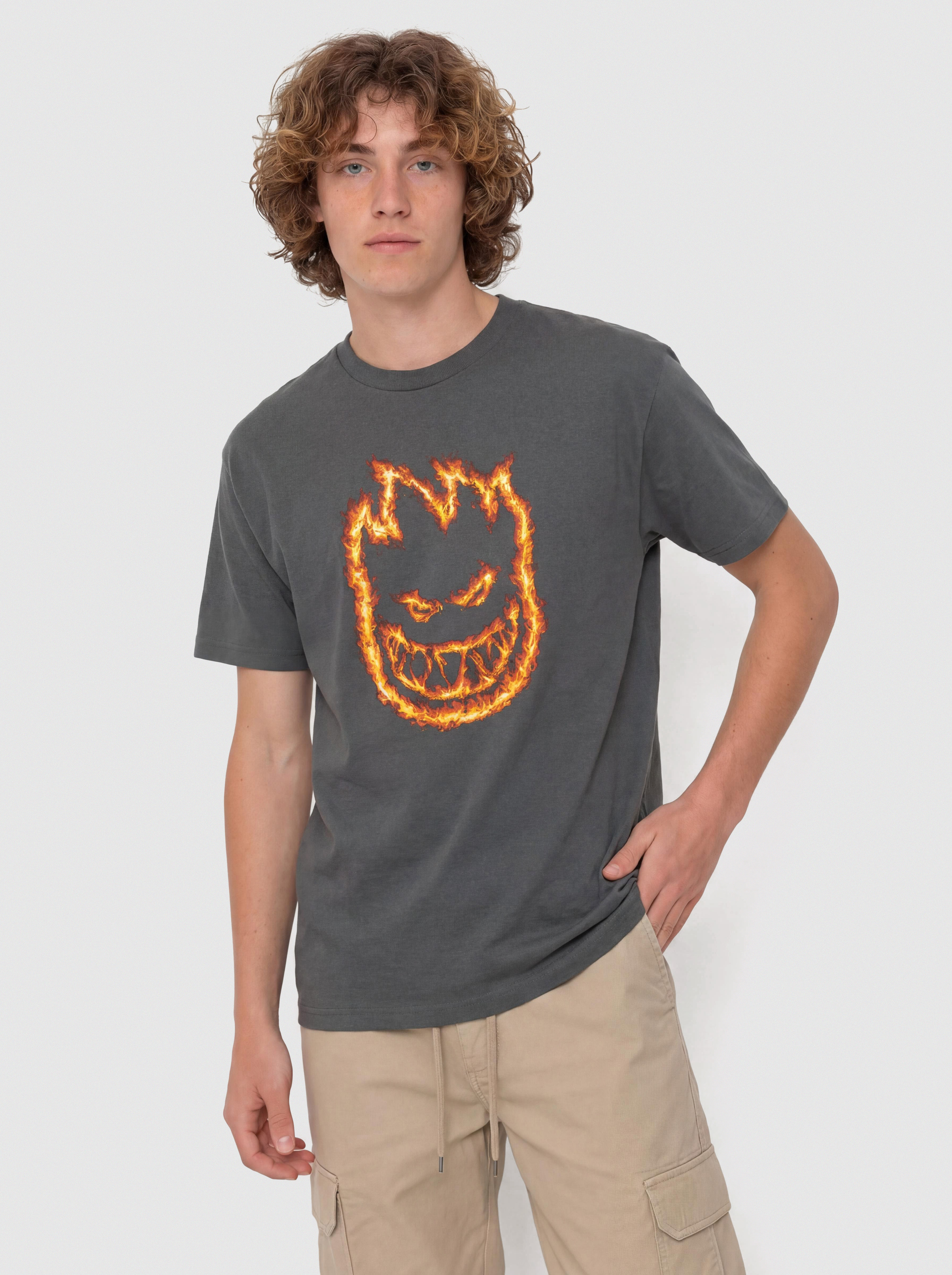 T-shirt Spitfire Charred Remains (charcoal)