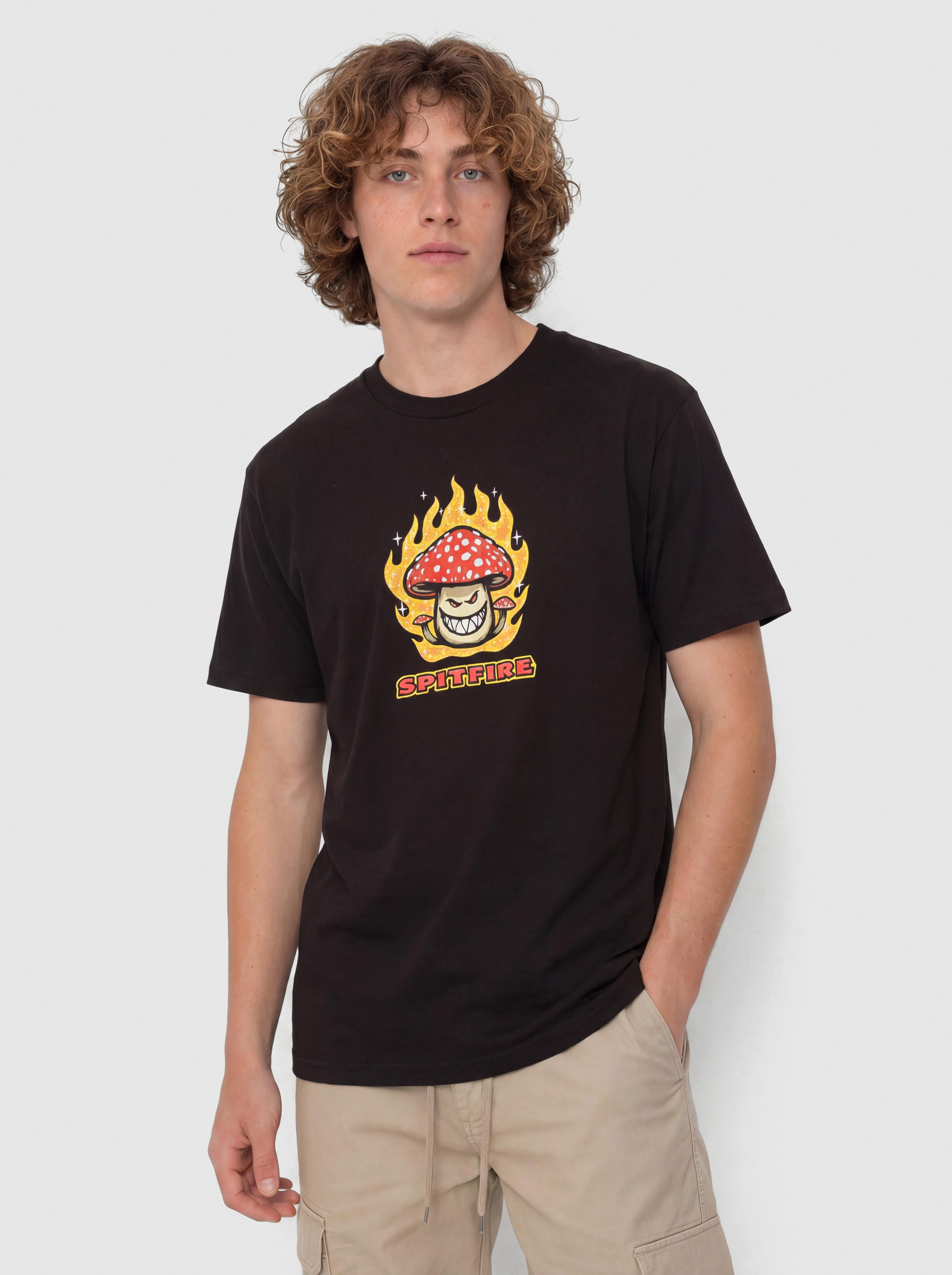 T-shirt Spitfire Mushroom Bighead (black)