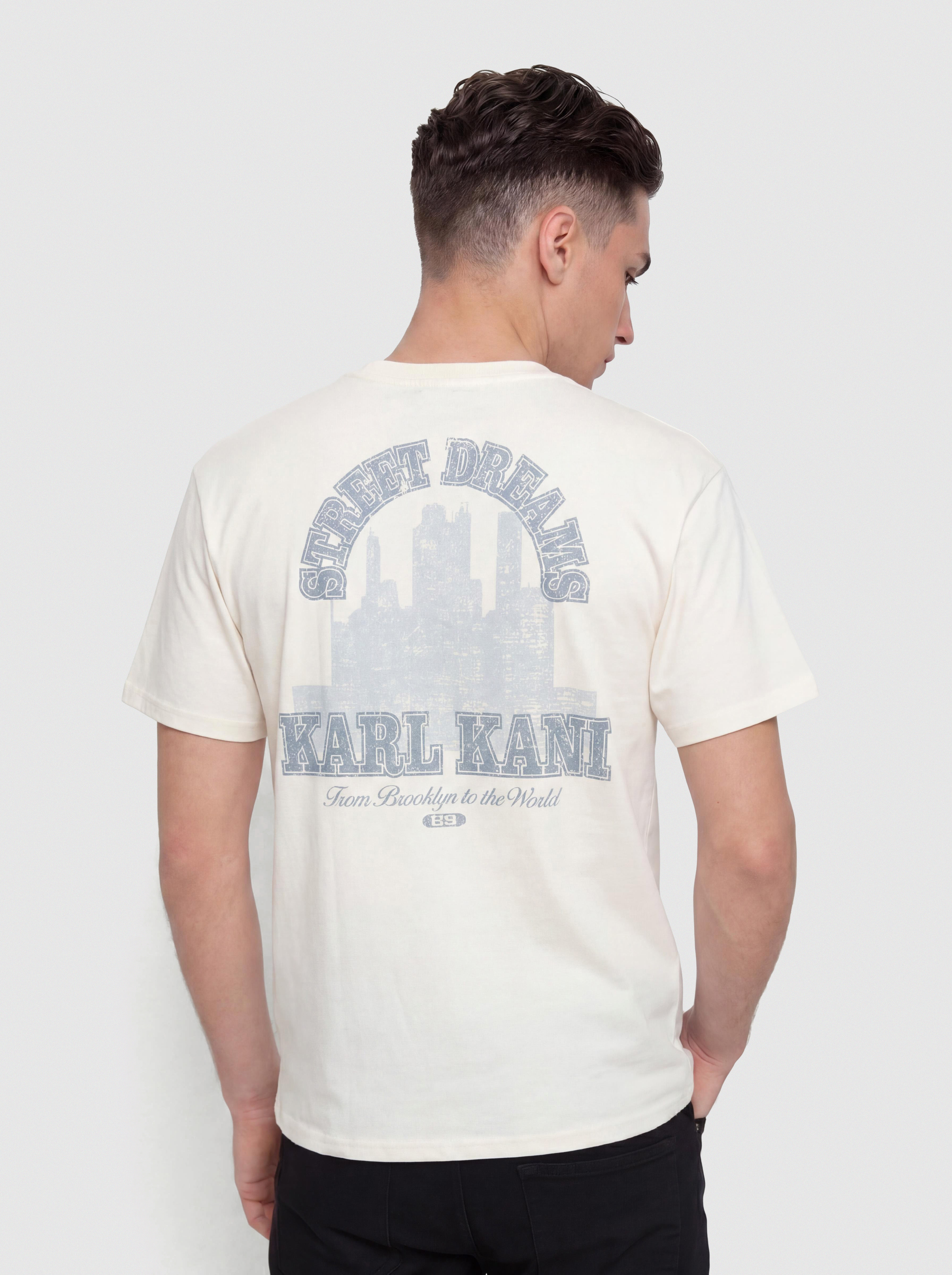 T-shirt Karl Kani Signature Oversized (white)