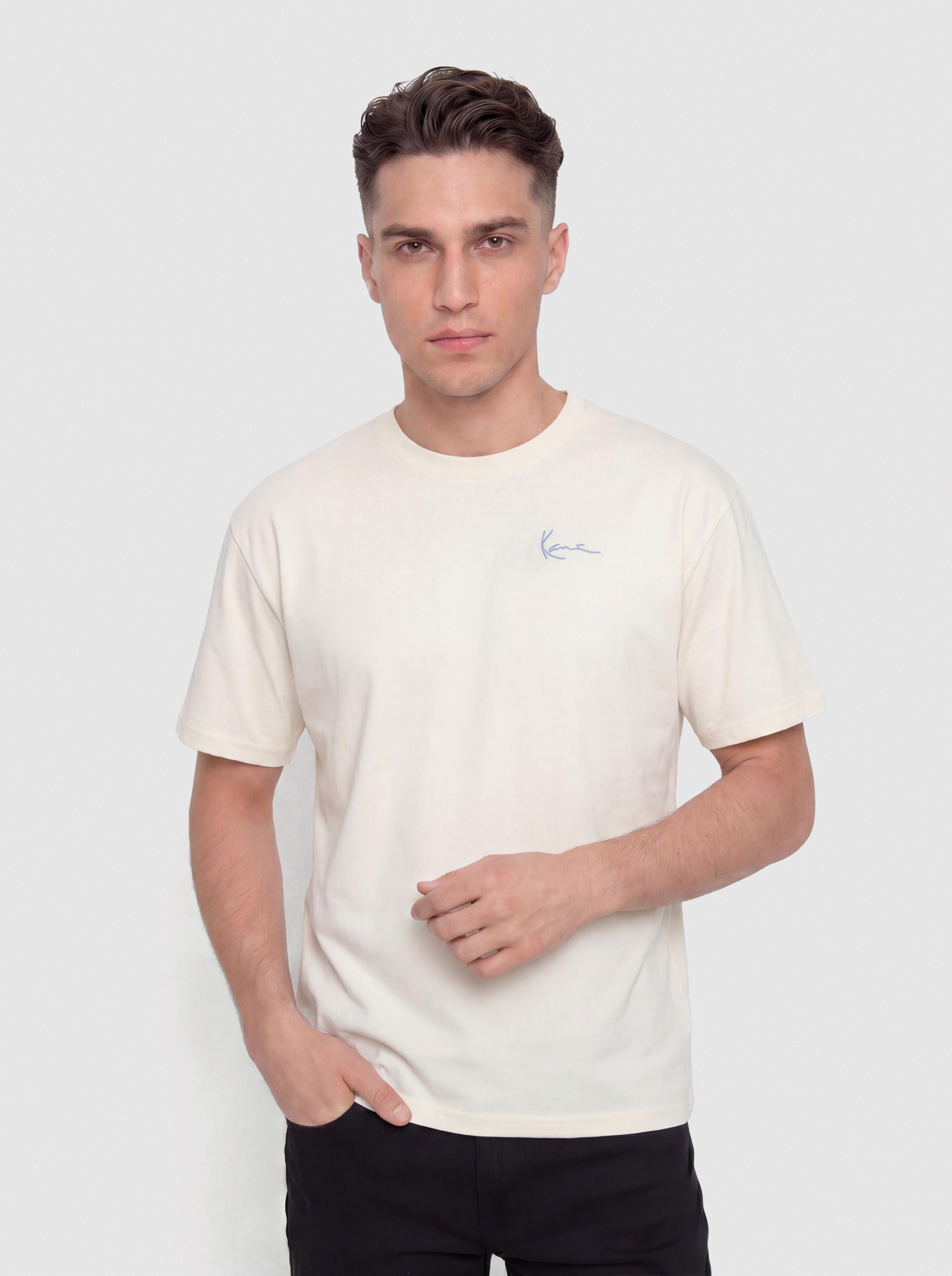 T-shirt Karl Kani Signature Oversized (white)