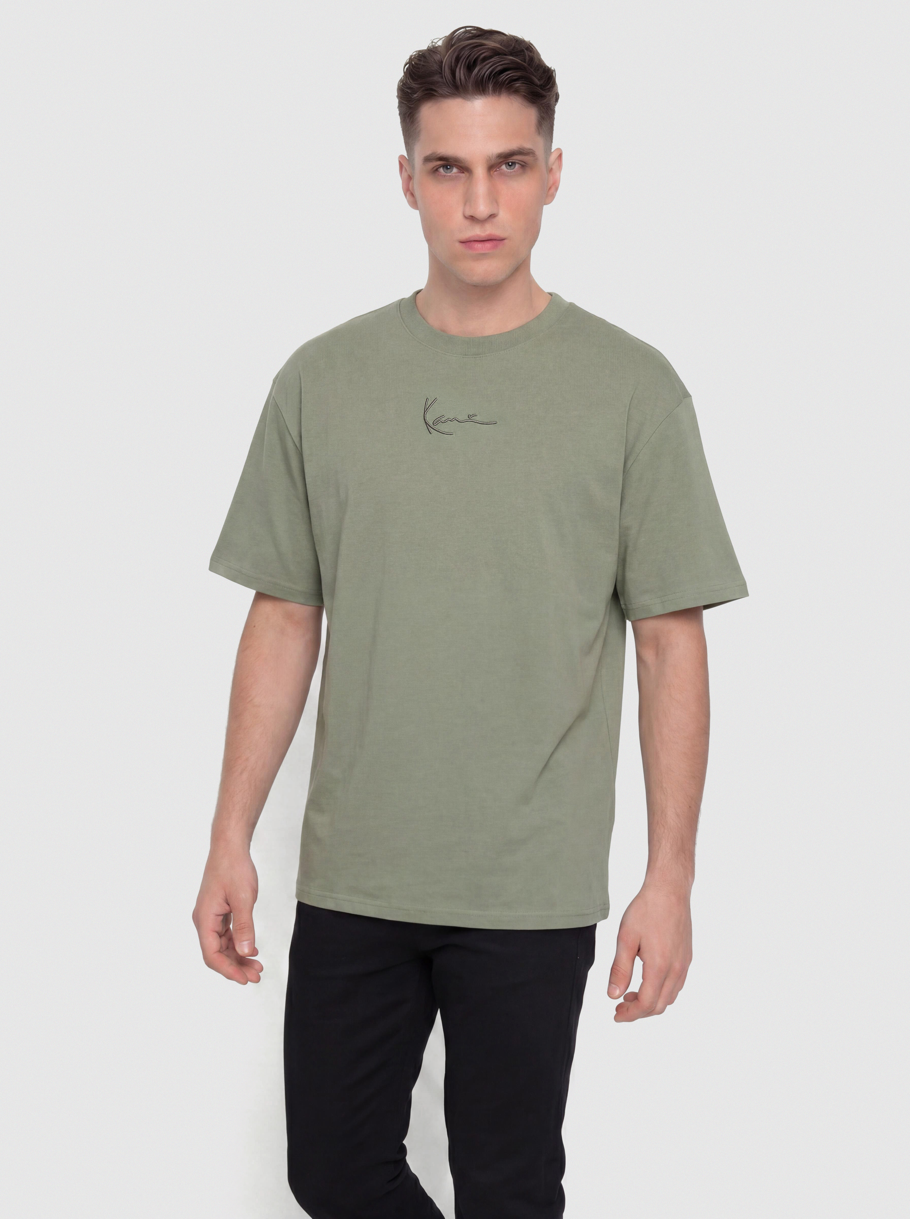 T-shirt Karl Kani Small Signature Essential (green)