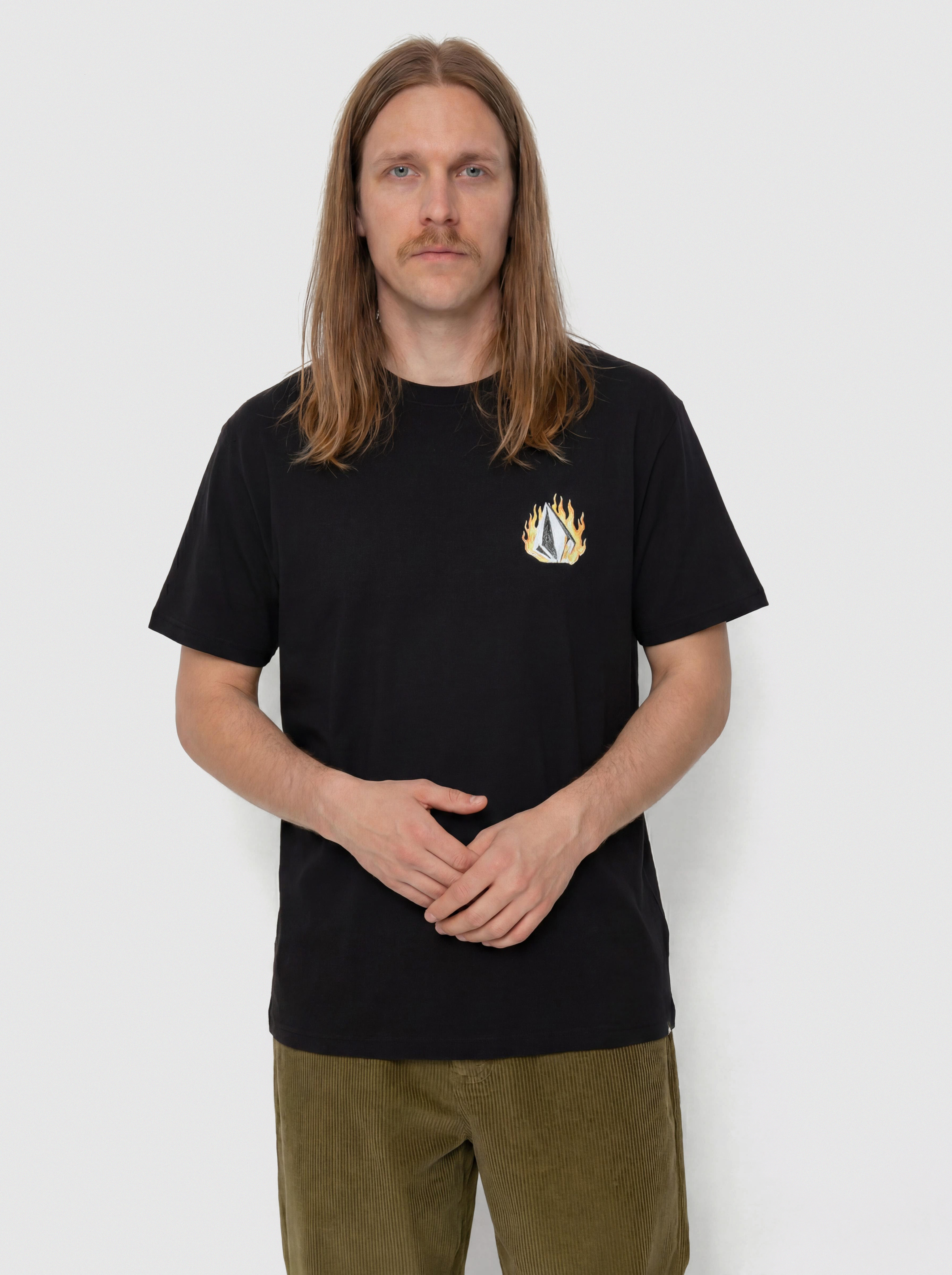 T-shirt Volcom Double Fantasy Lse (black)
