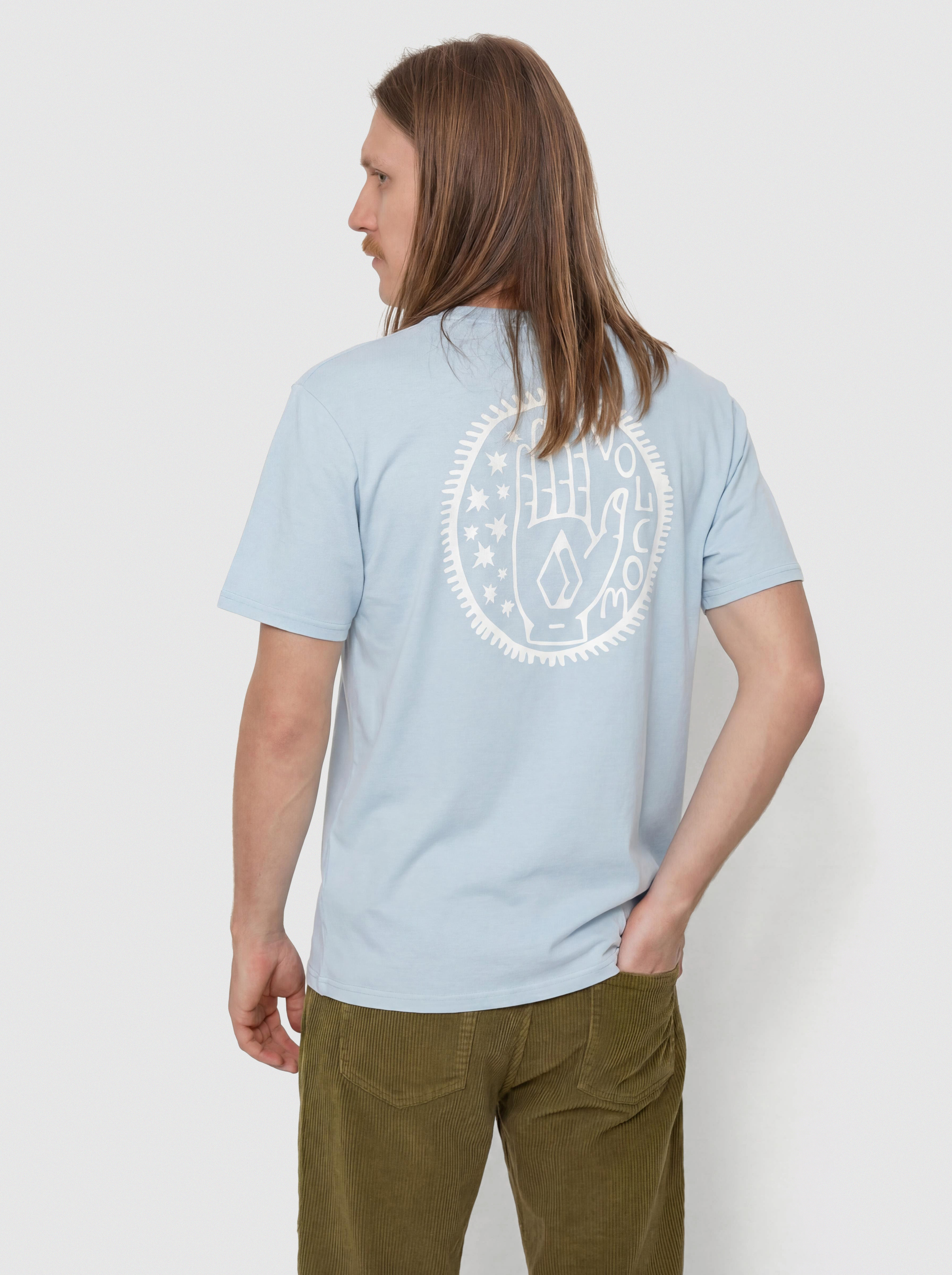T-shirt Volcom Handstone Pw (carolina blue)