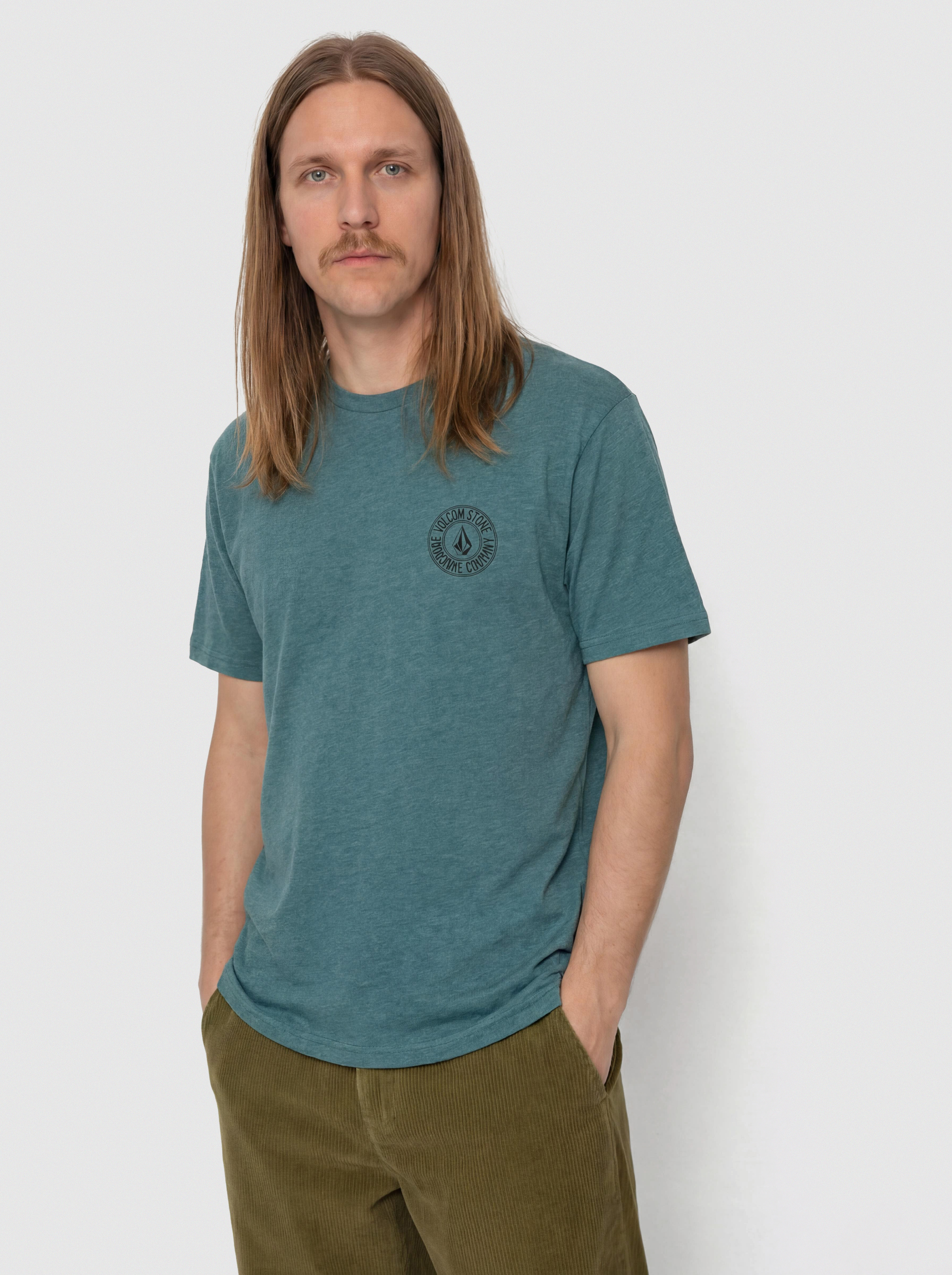 T-shirt Volcom Drain You Hth (rifle green)