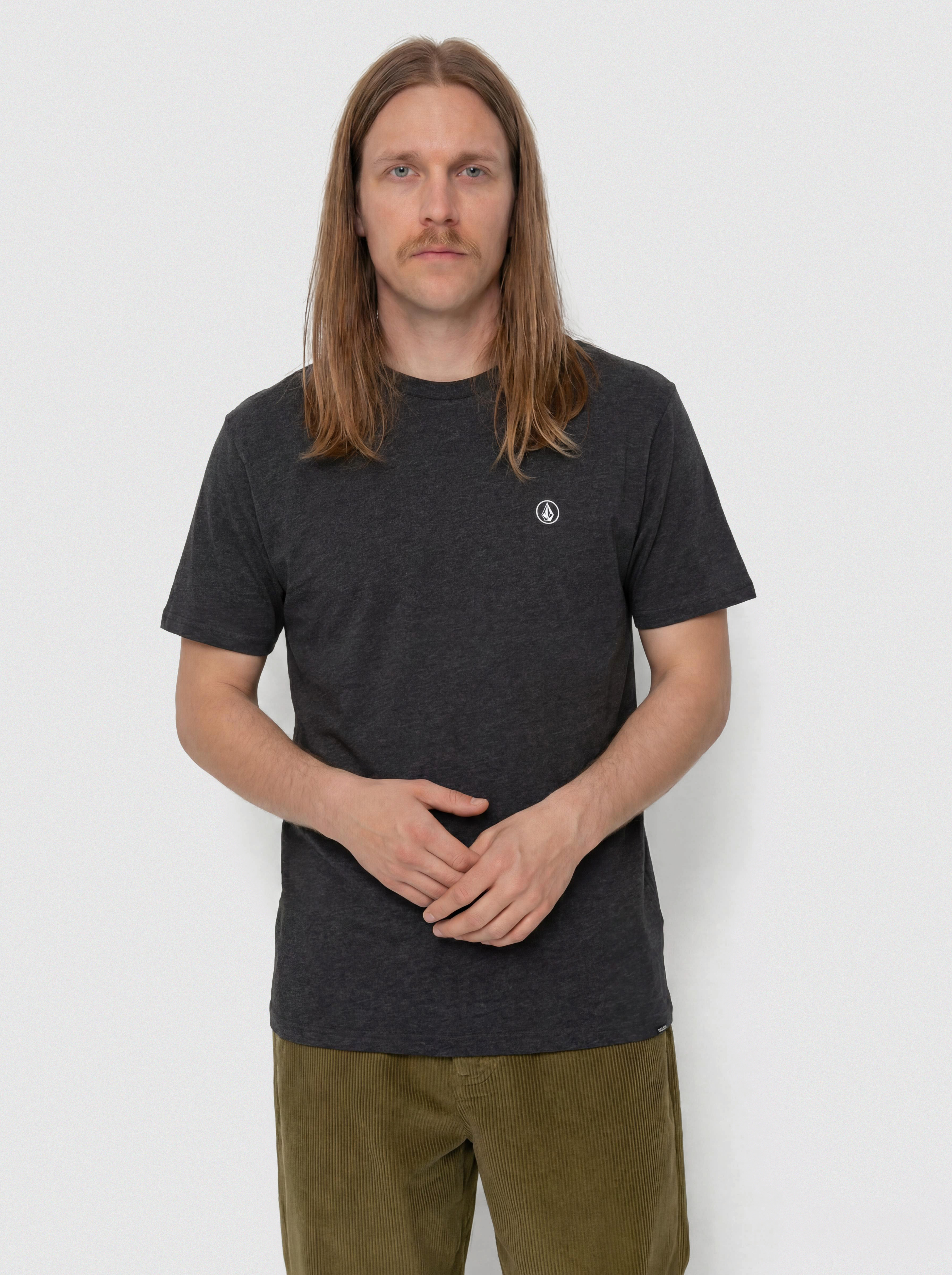 T-shirt Volcom Circle Blanks Hth (heather black)
