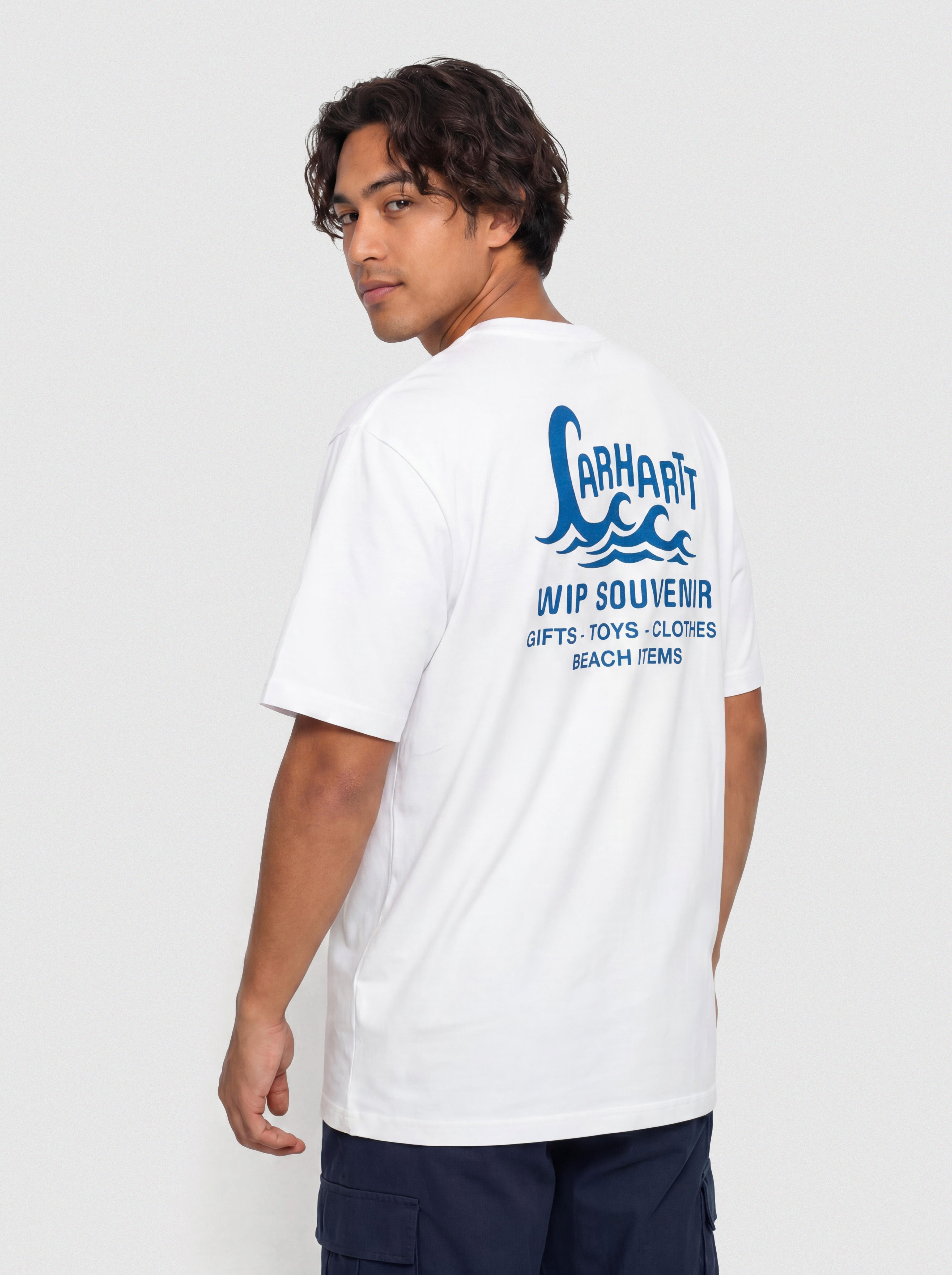 T-shirt Carhartt WIP Waves (white)