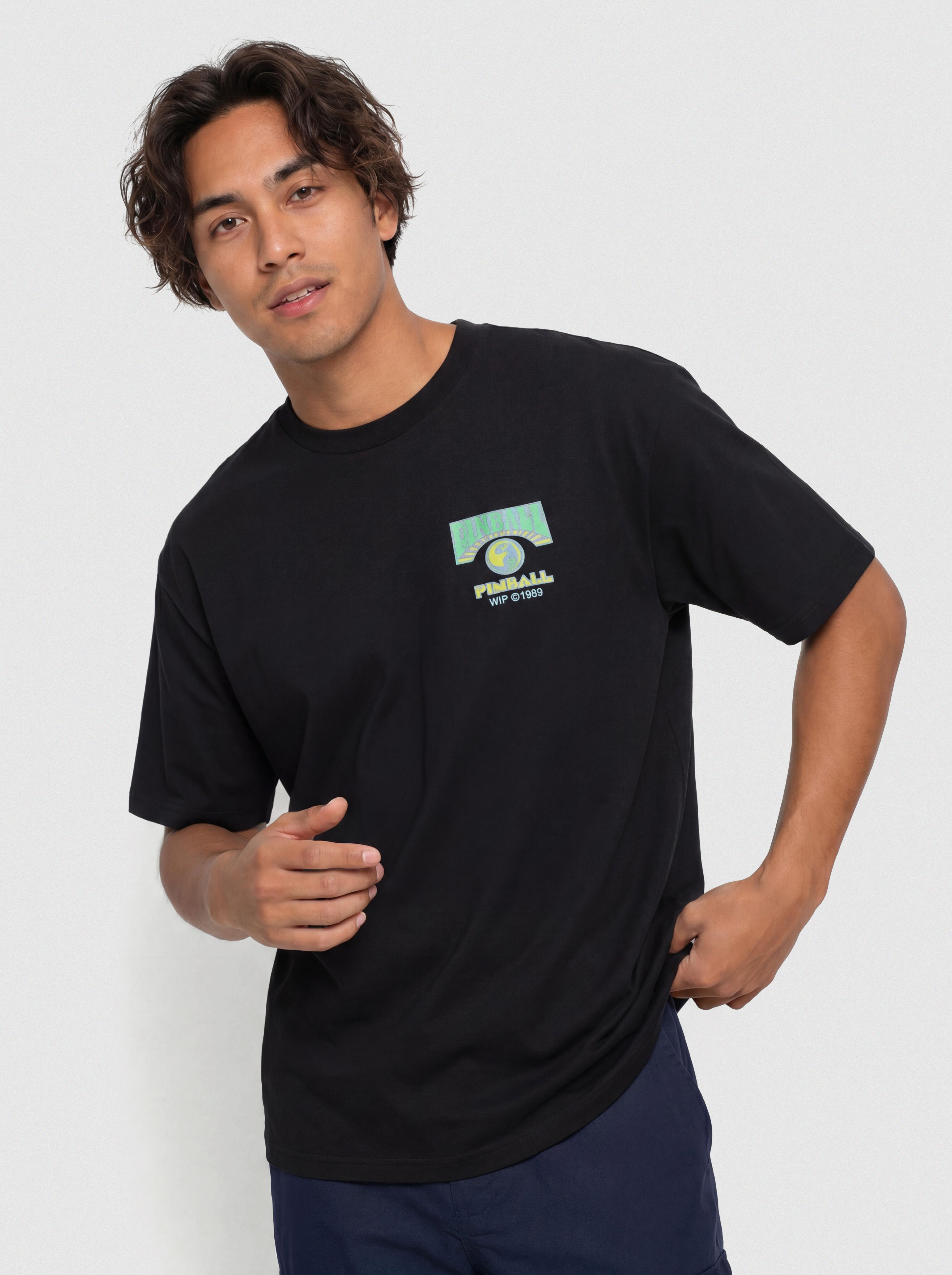 T-shirt Carhartt WIP Pinball (black)