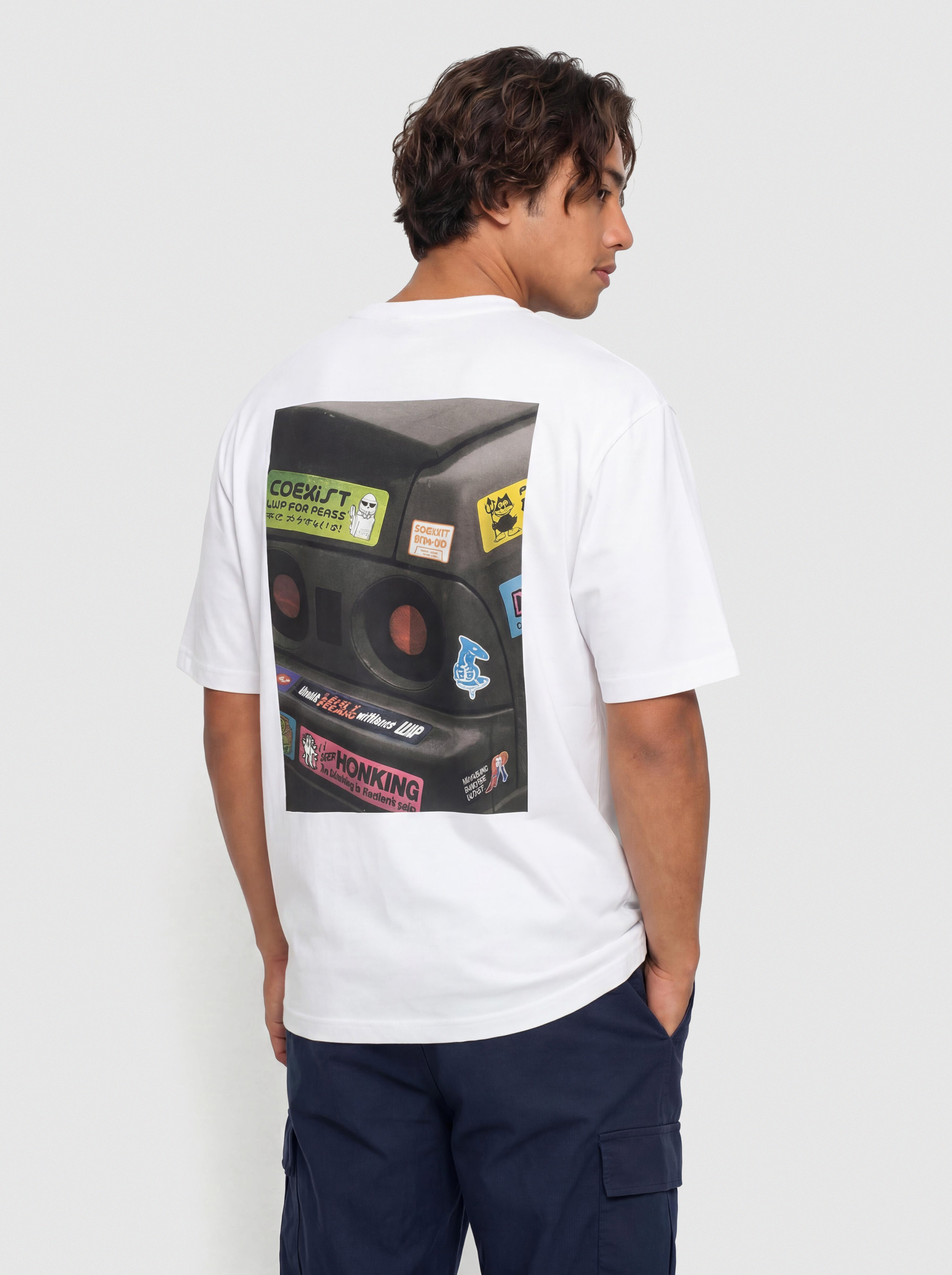 T-shirt Carhartt WIP Bumper Car (white)