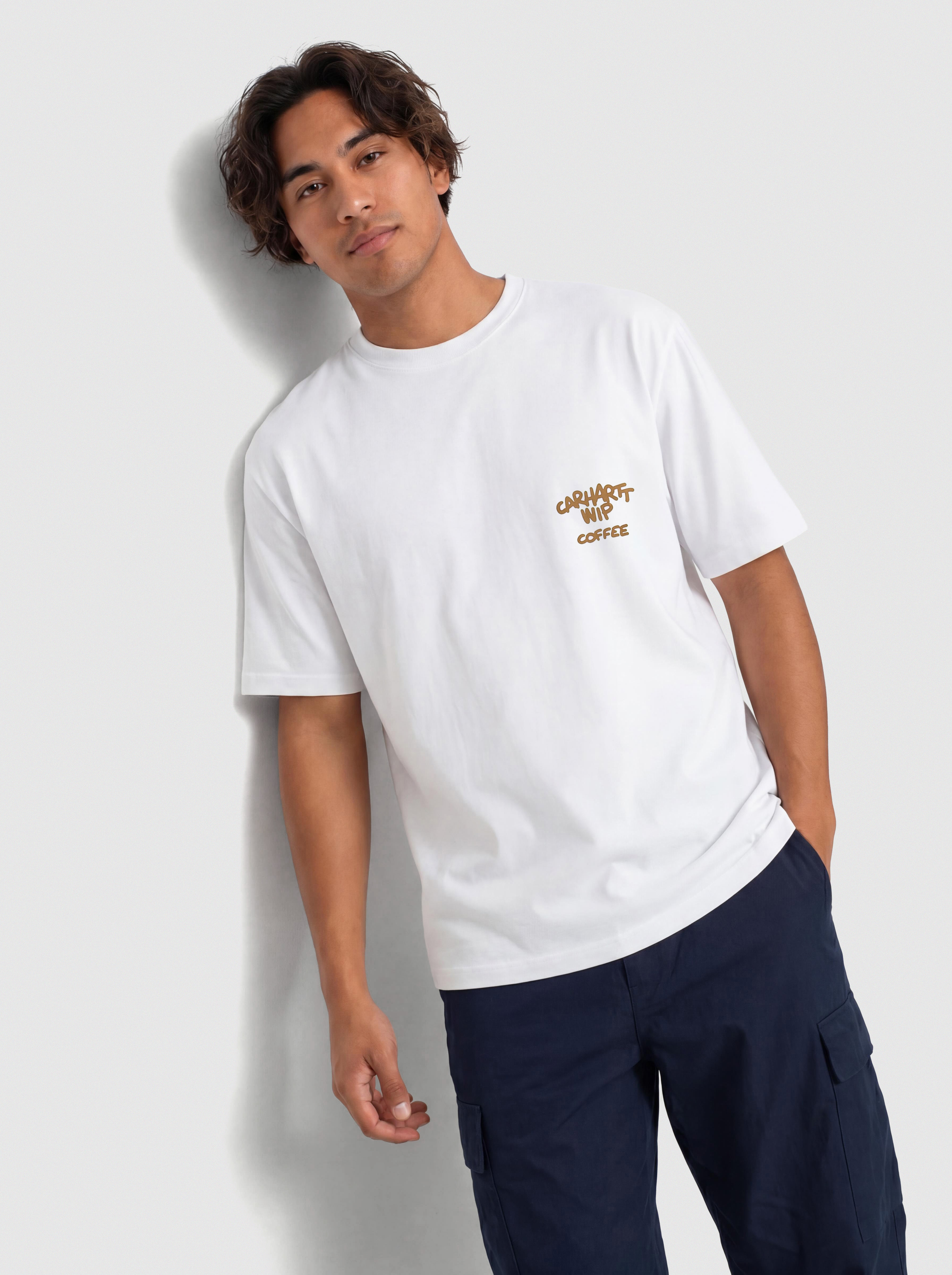 T-shirt Carhartt WIP Coffee Break (white)