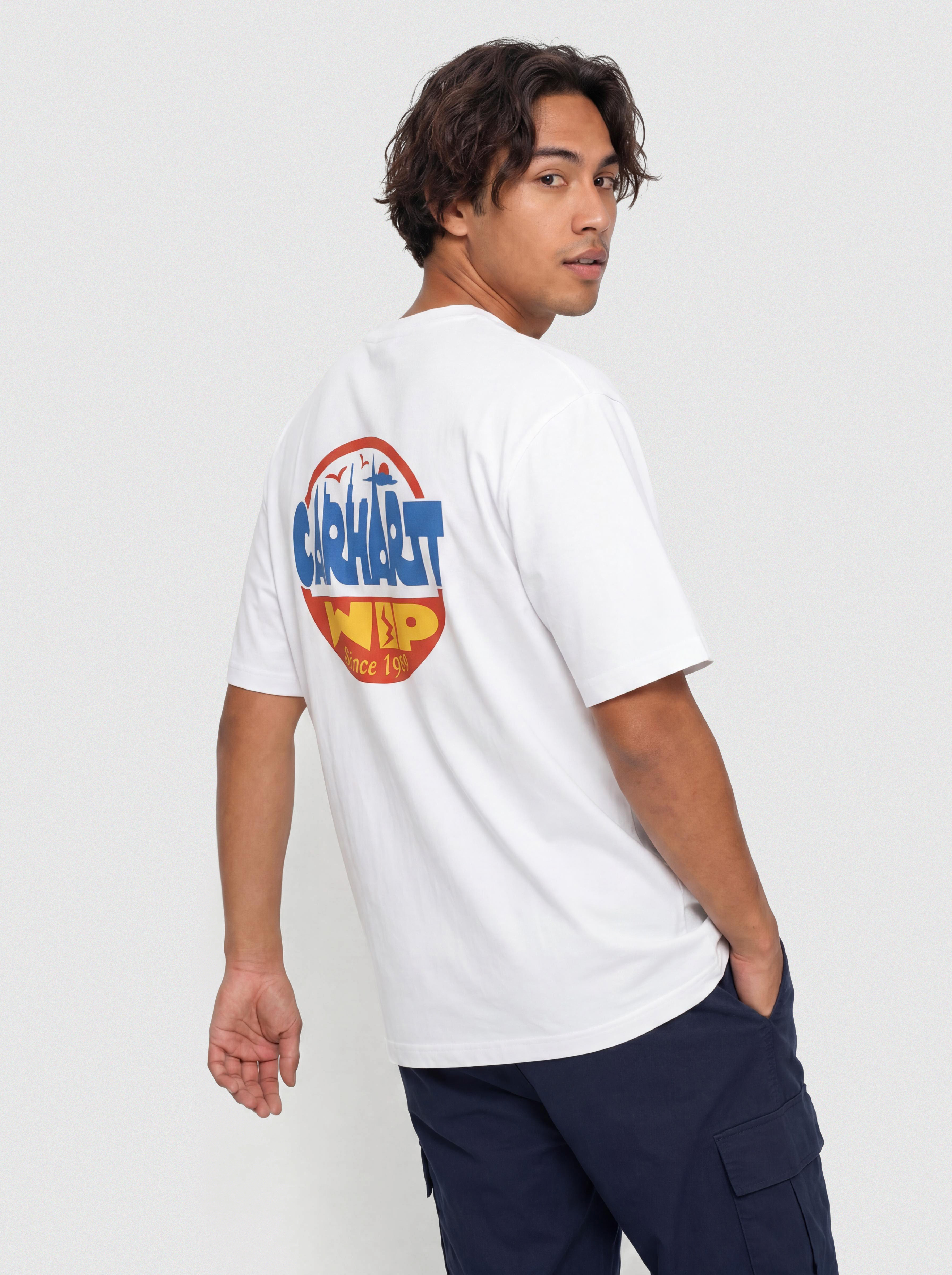 T-shirt Carhartt WIP Luggage Label (white)