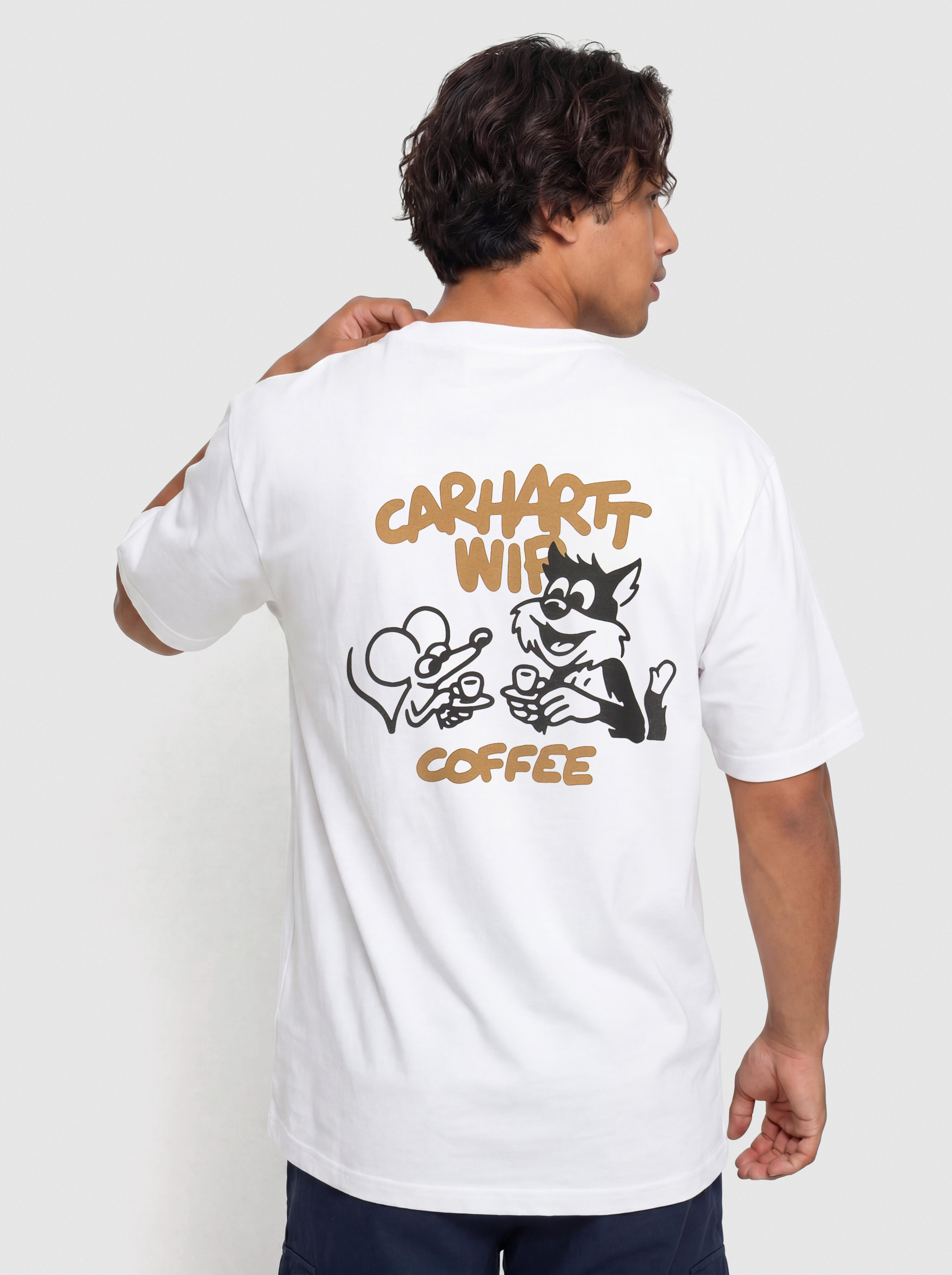 T-shirt Carhartt WIP Coffee Break (white)