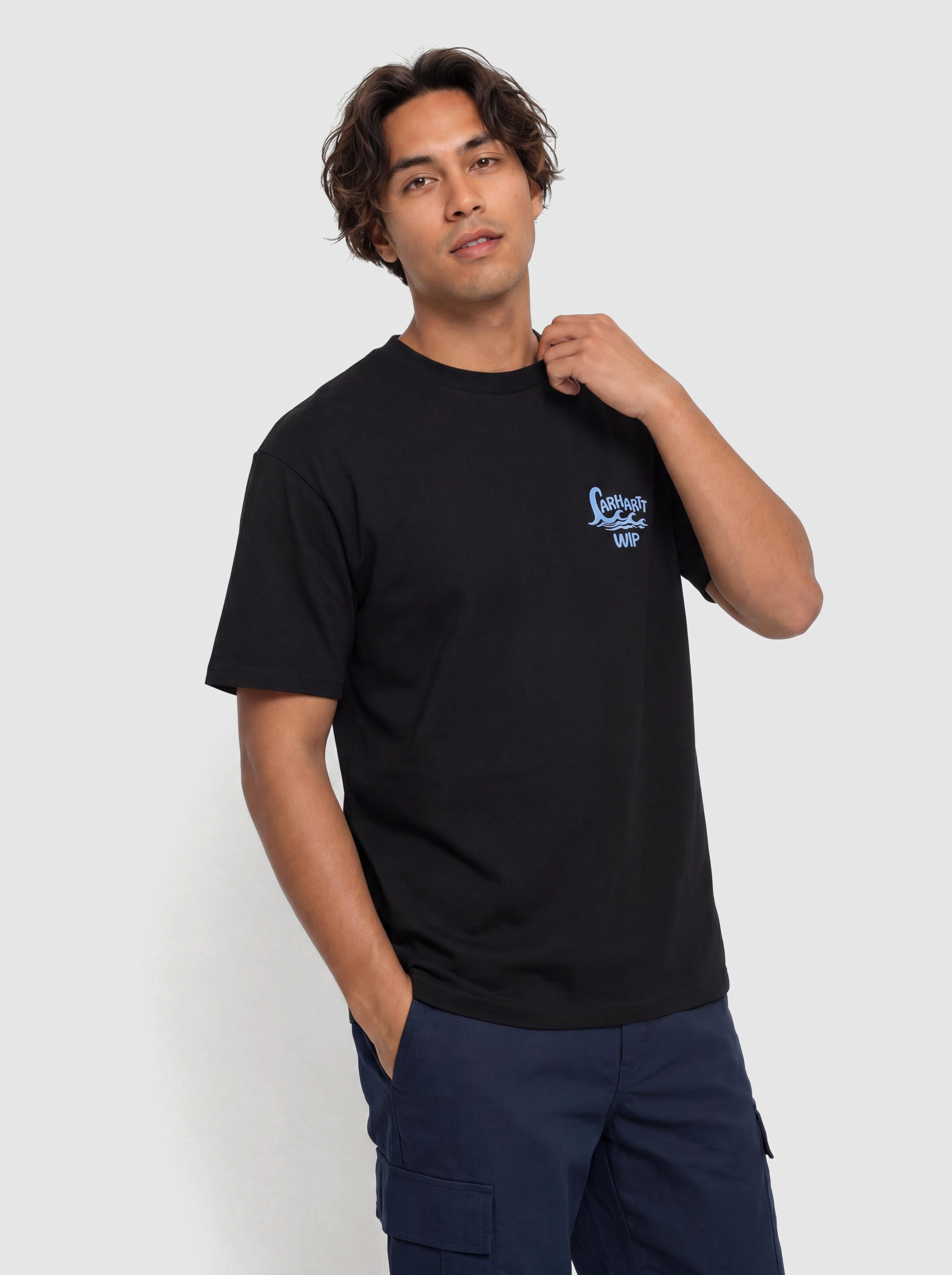 T-shirt Carhartt WIP Waves (black)