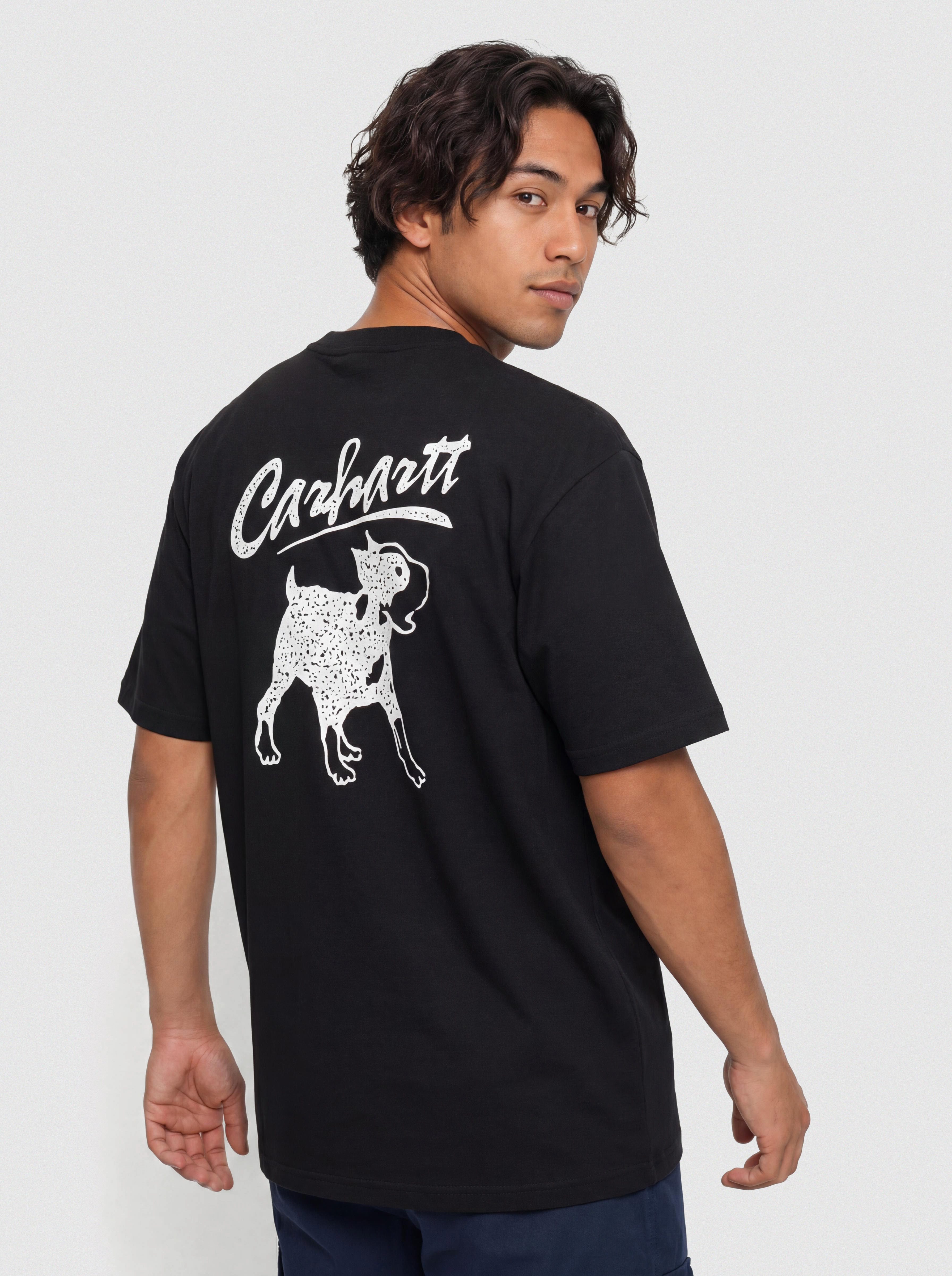 T-shirt Carhartt WIP Pup (black)