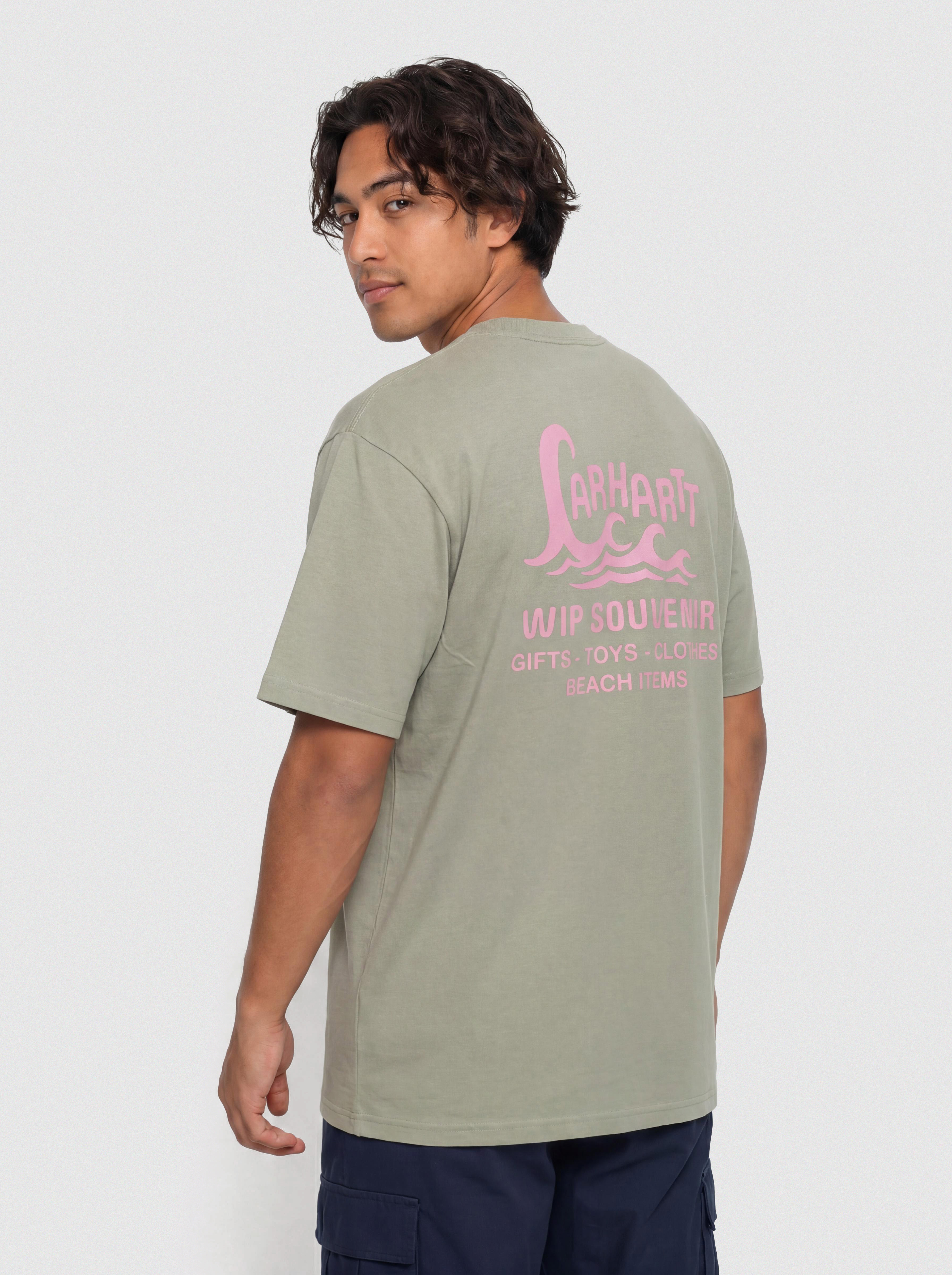 T-shirt Carhartt WIP Waves (shady green)