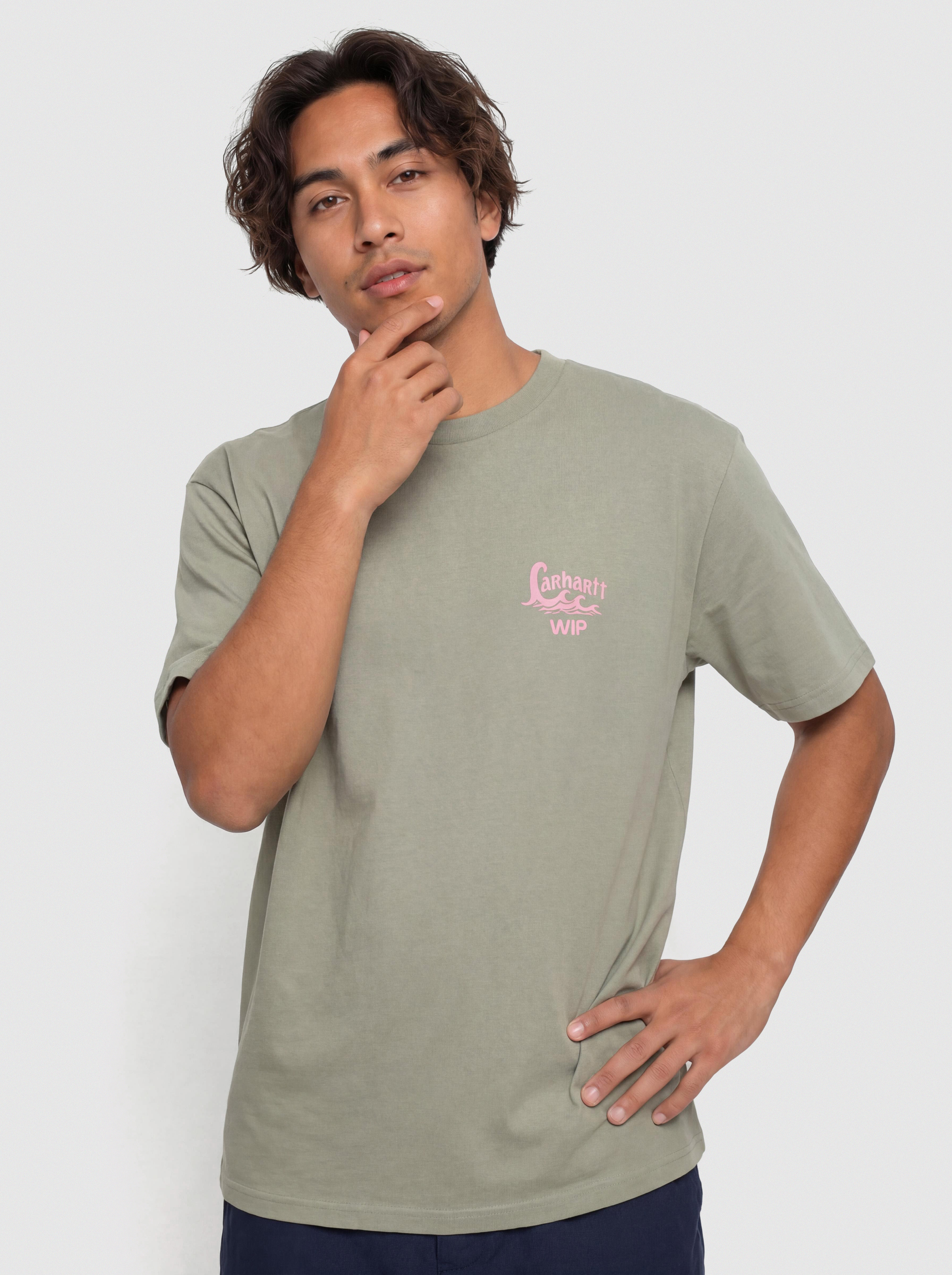 T-shirt Carhartt WIP Waves (shady green)