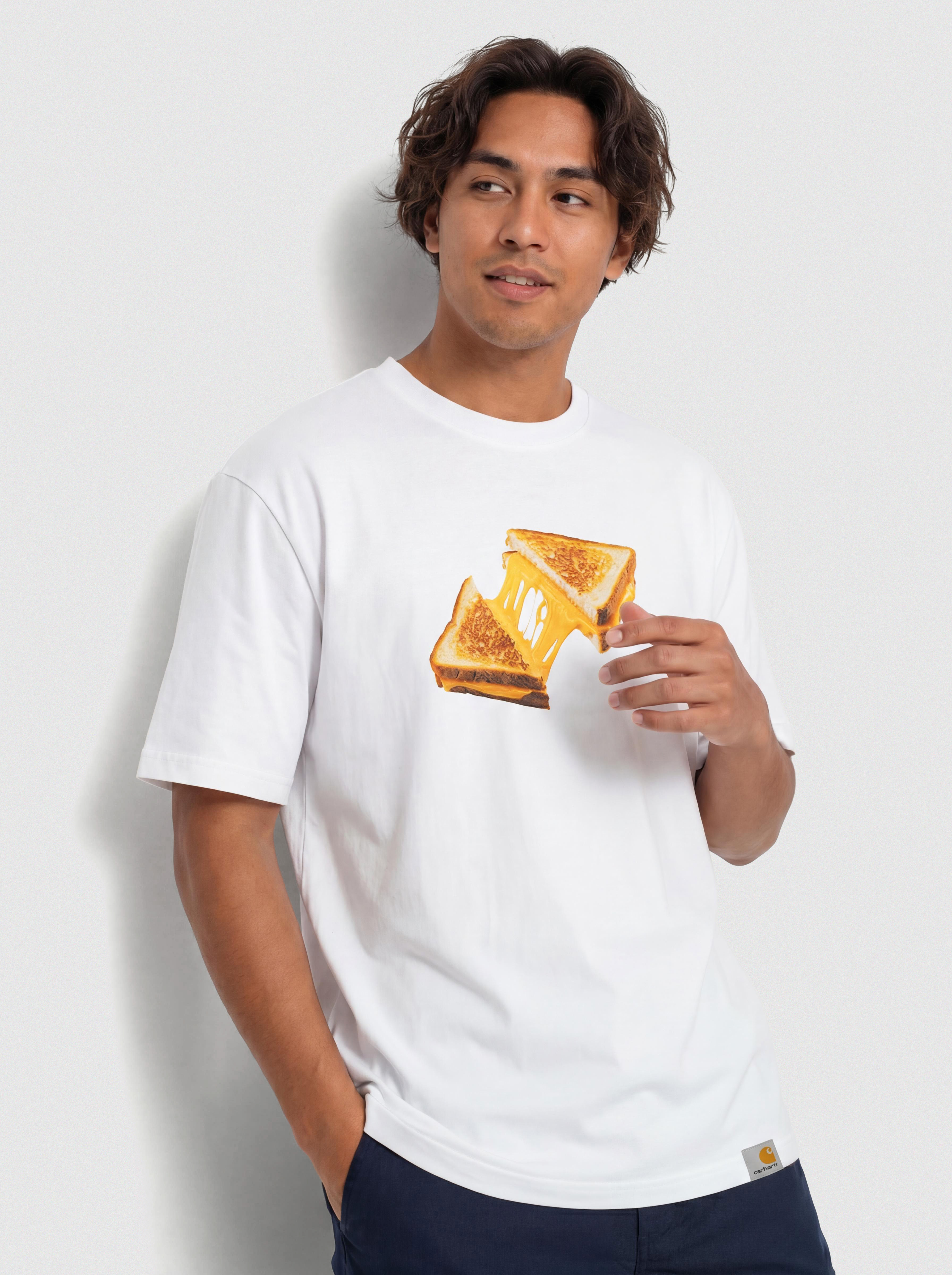 T-shirt Carhartt WIP Cheese Toast (white)