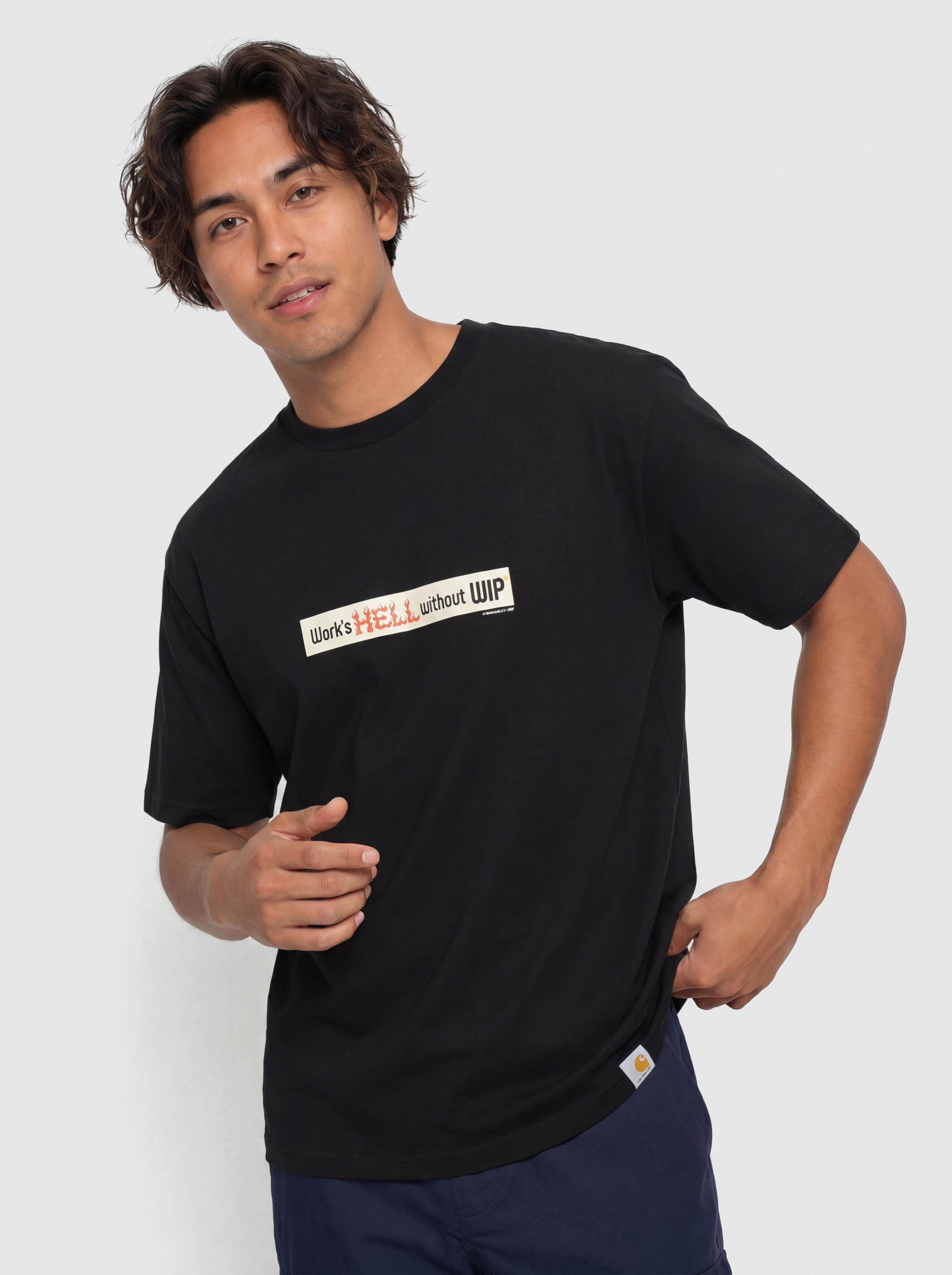 T-shirt Carhartt WIP Bumper Stickers (black)