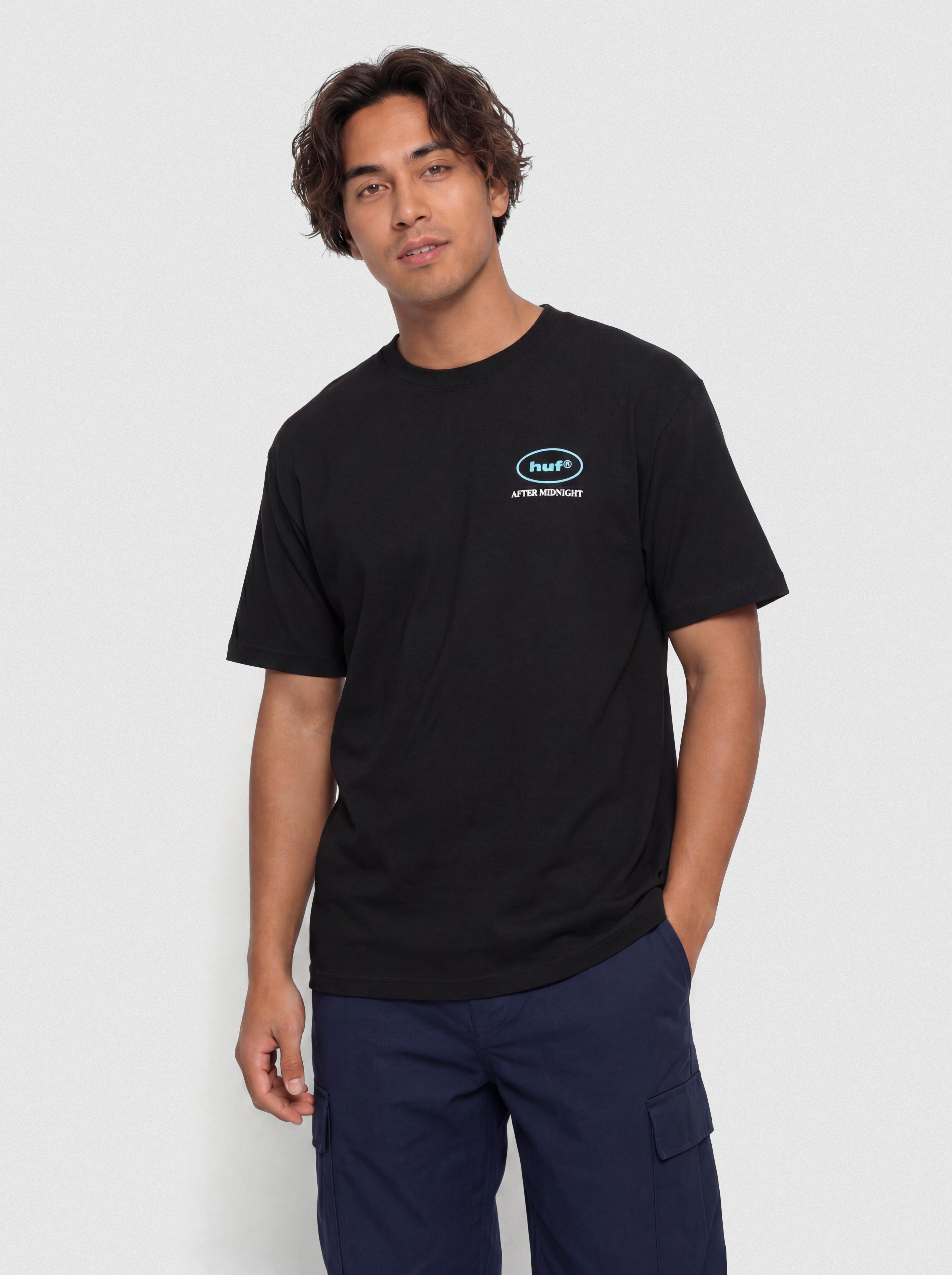 T-shirt HUF After Midnight (black)