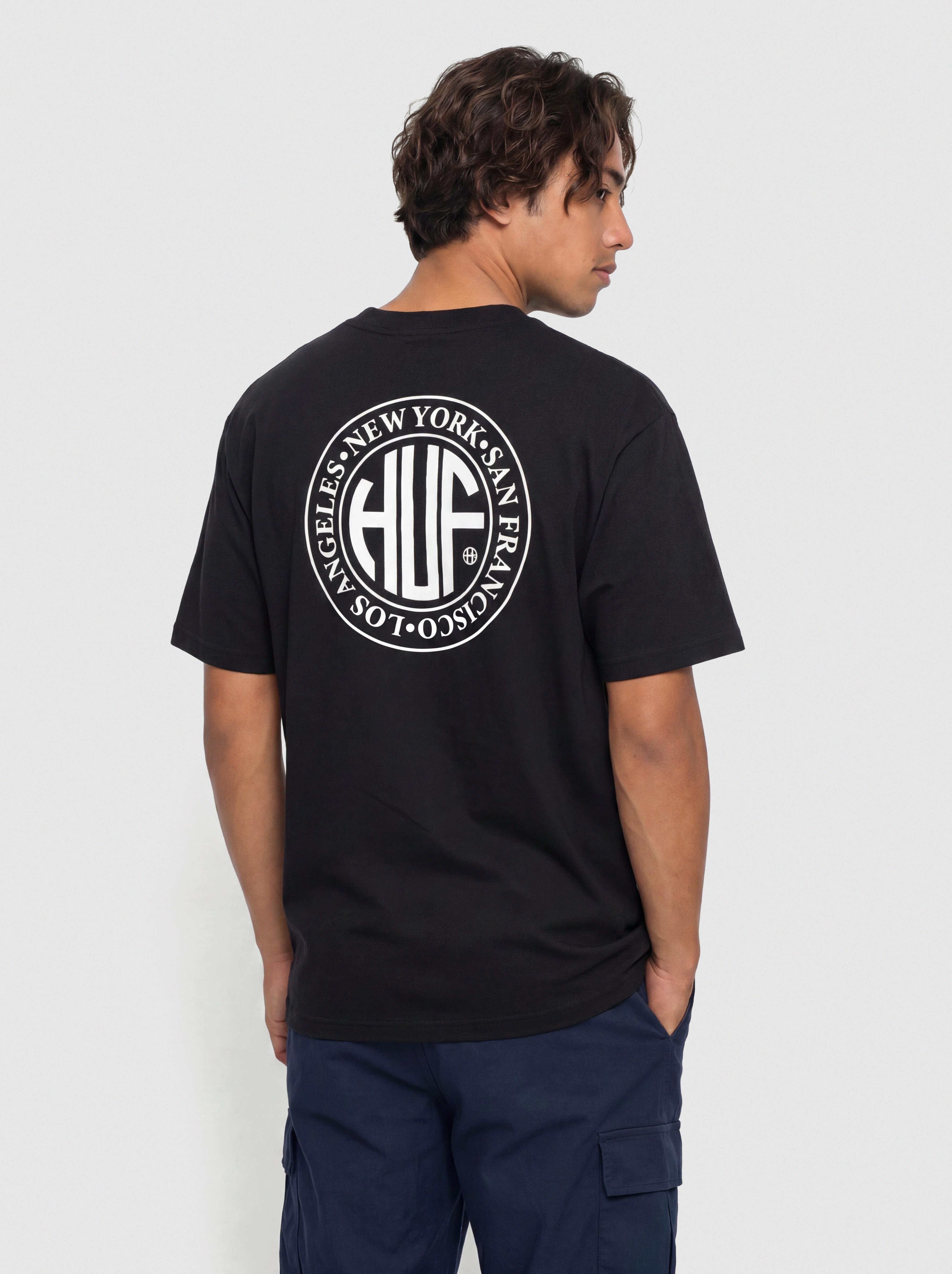 T-shirt HUF Regional (black/white)
