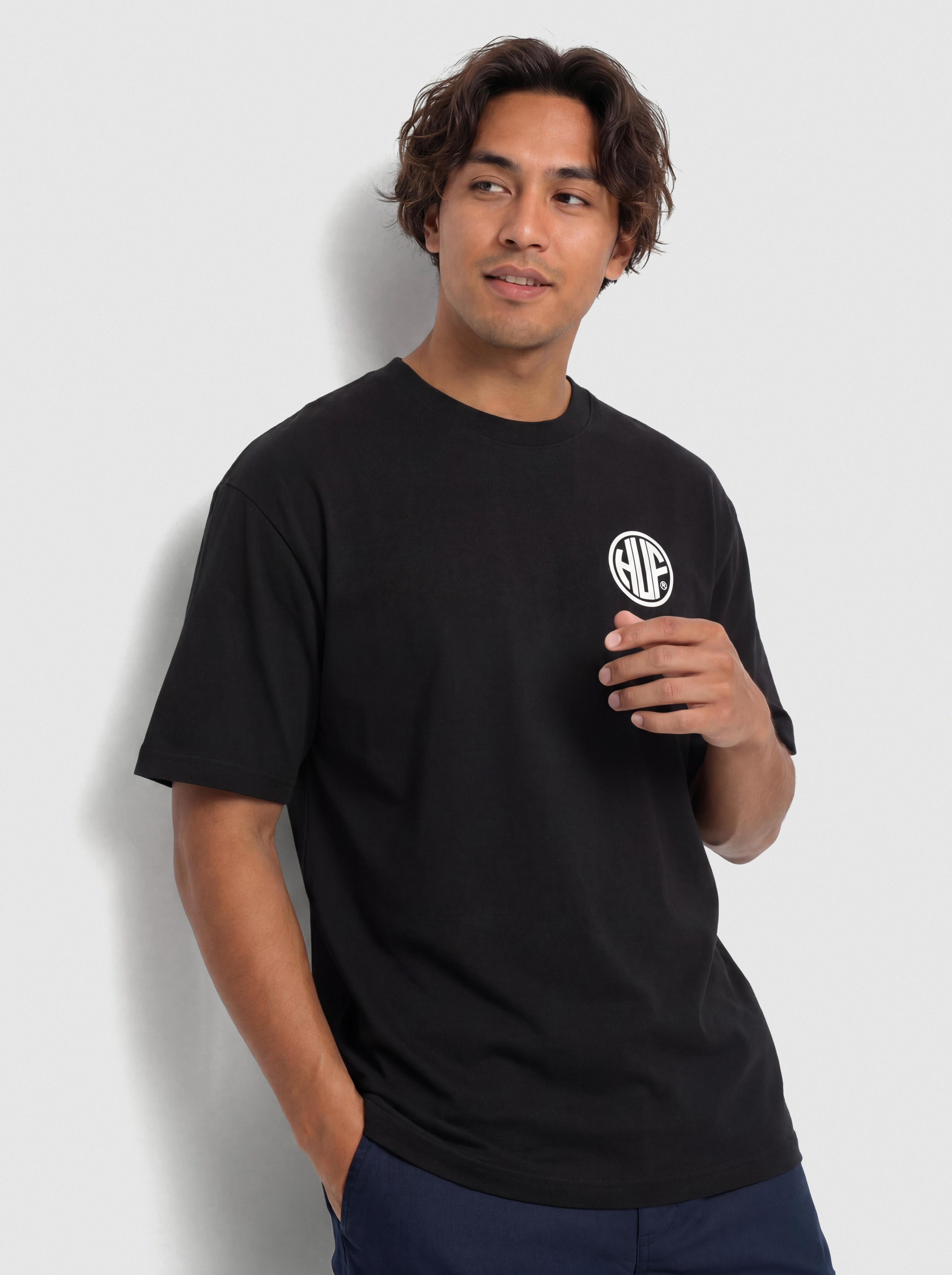 T-shirt HUF Regional (black/white)